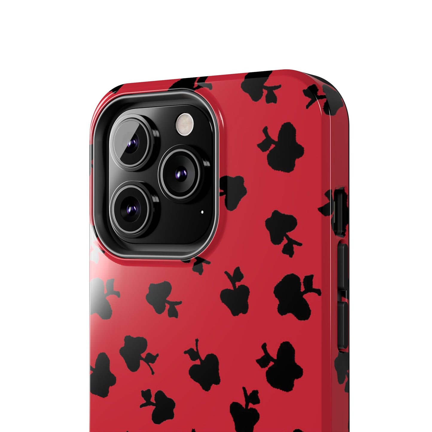 Happy Apples Red / Black Phone Case