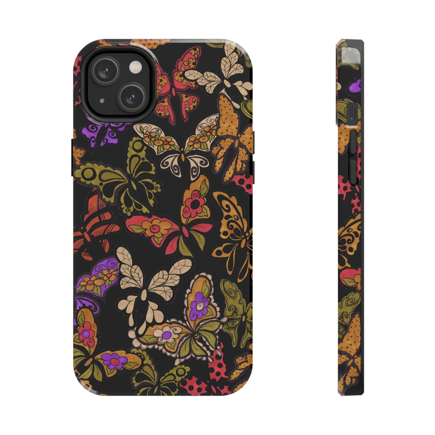 Flighty Black Phone Case