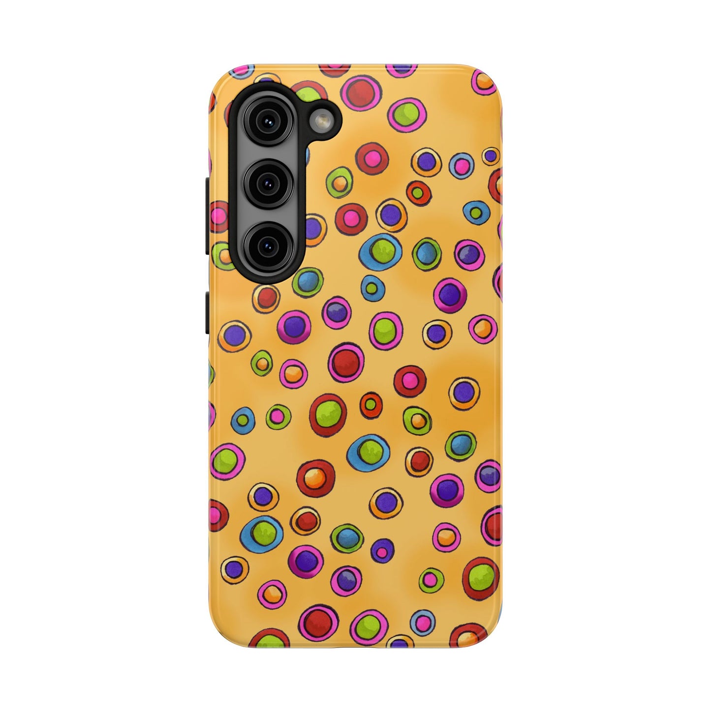 Dopey Dots Yellow Phone Case