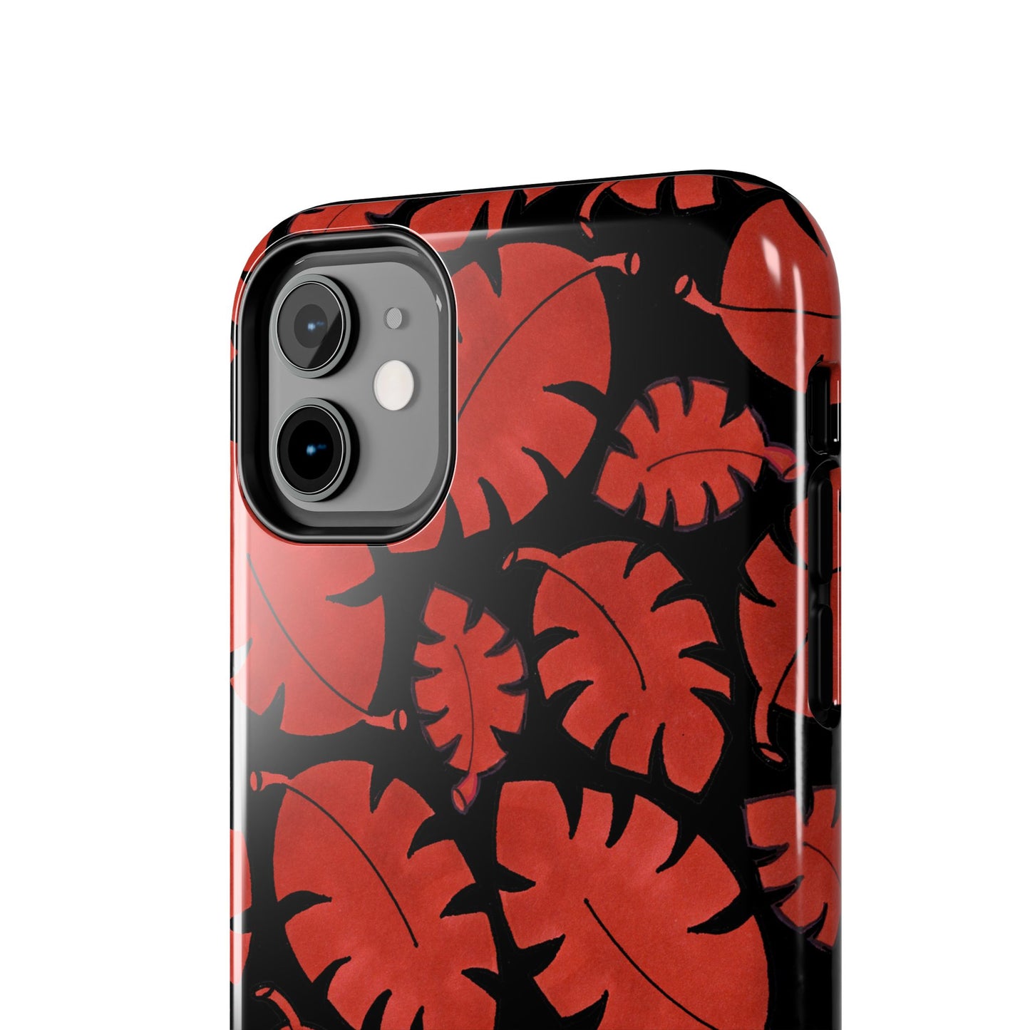 Red Bananas Black Phone Case