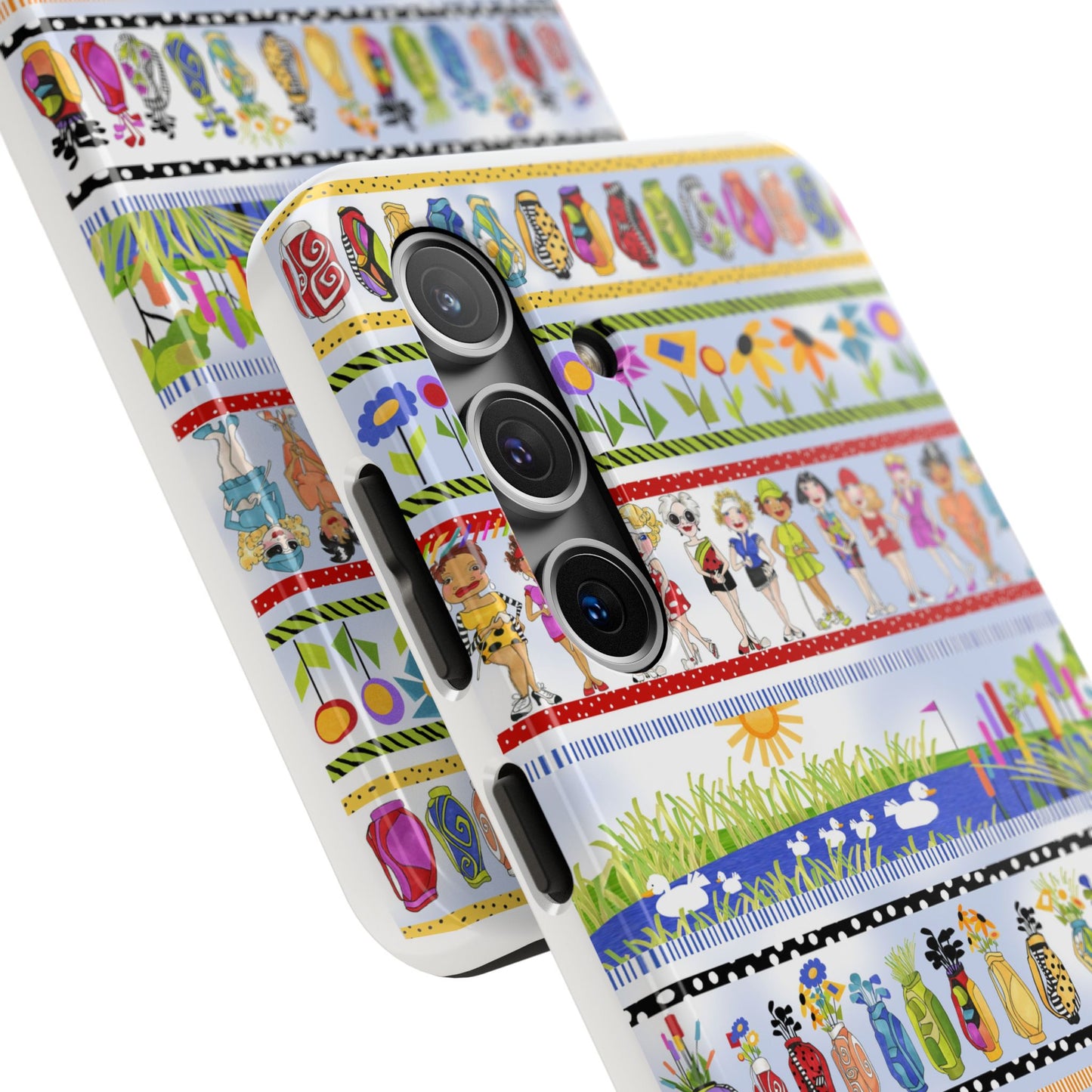 Golf Borders Blue Sky Phone Case