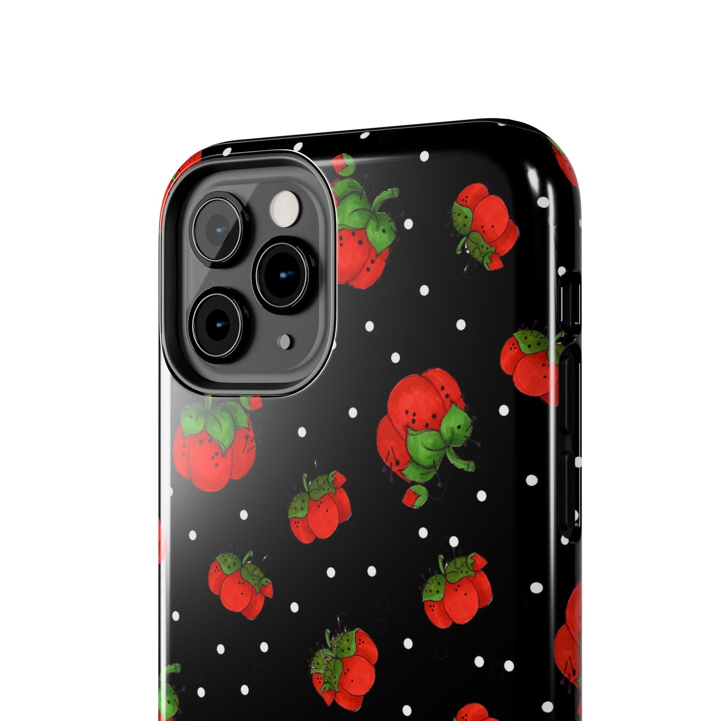 Pin Dots Black Phone Case