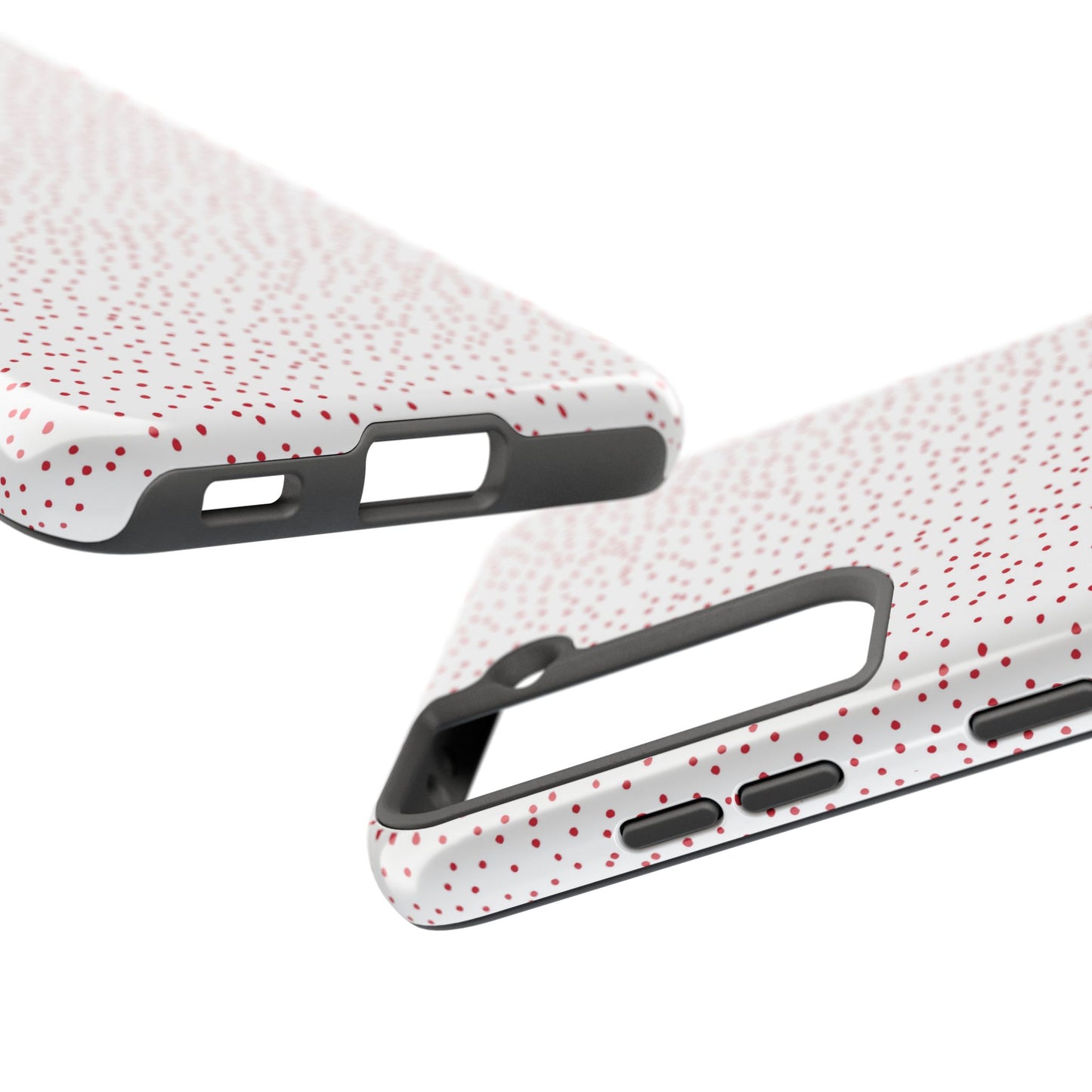 Dinky Dots White / Red Phone Case