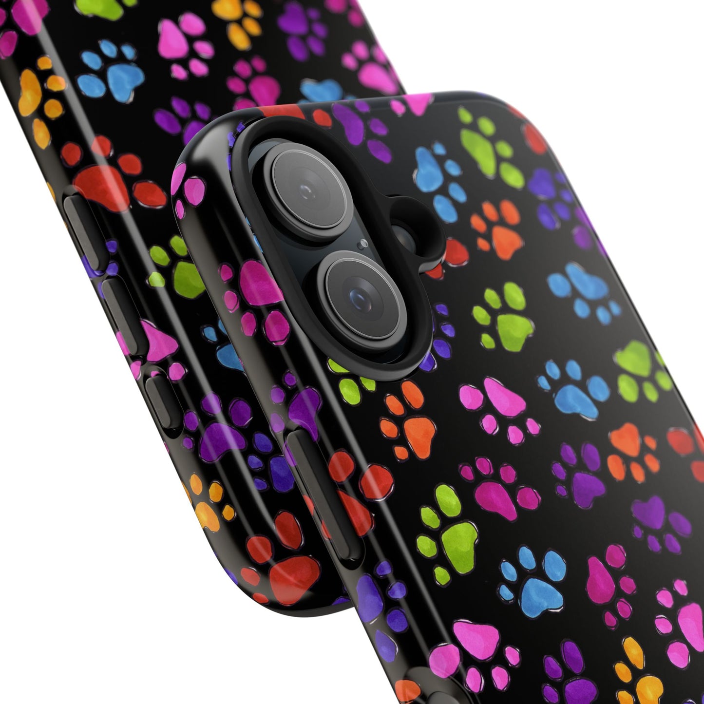 Fancy Paws Black Phone Case