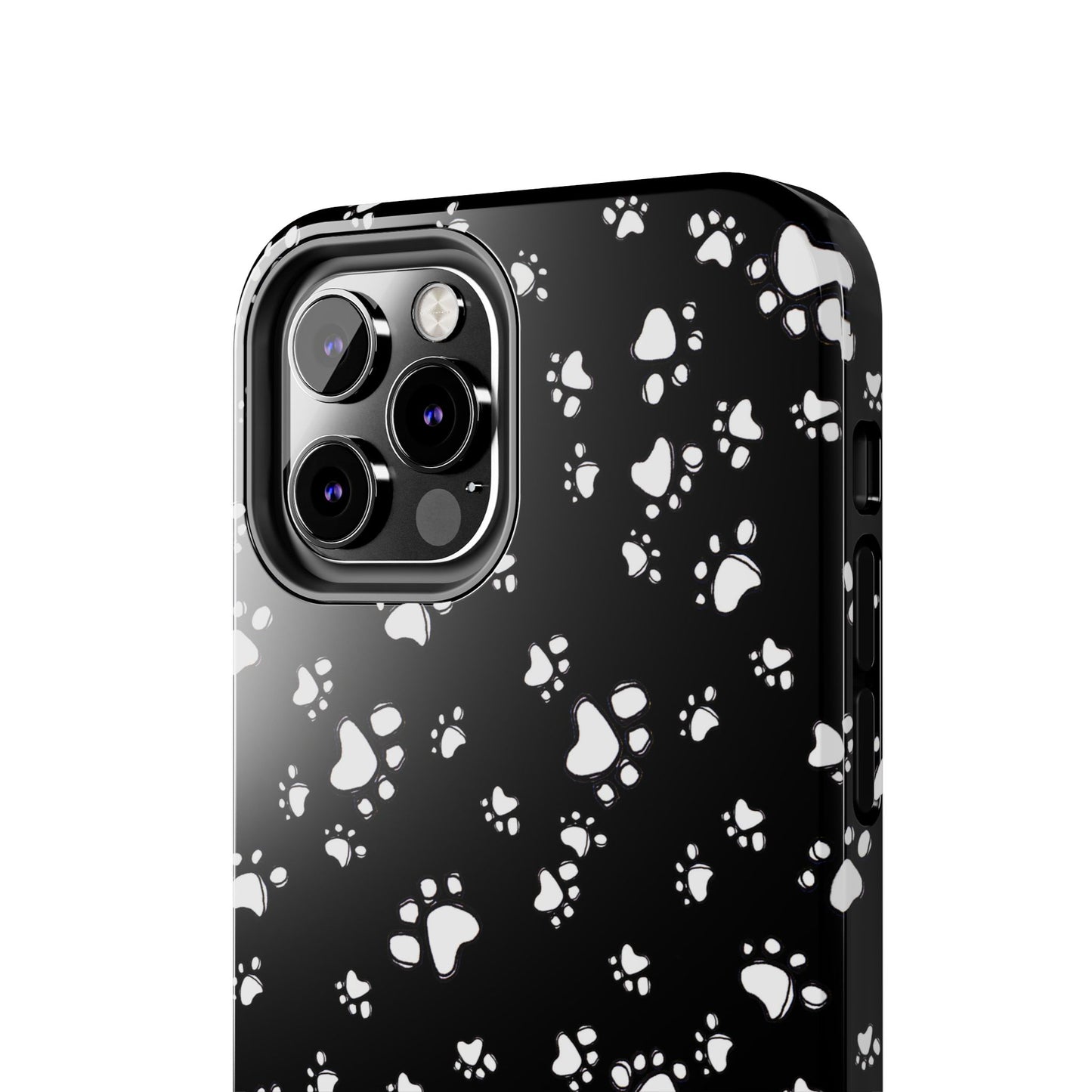 Paw Flakes Black Phone Case