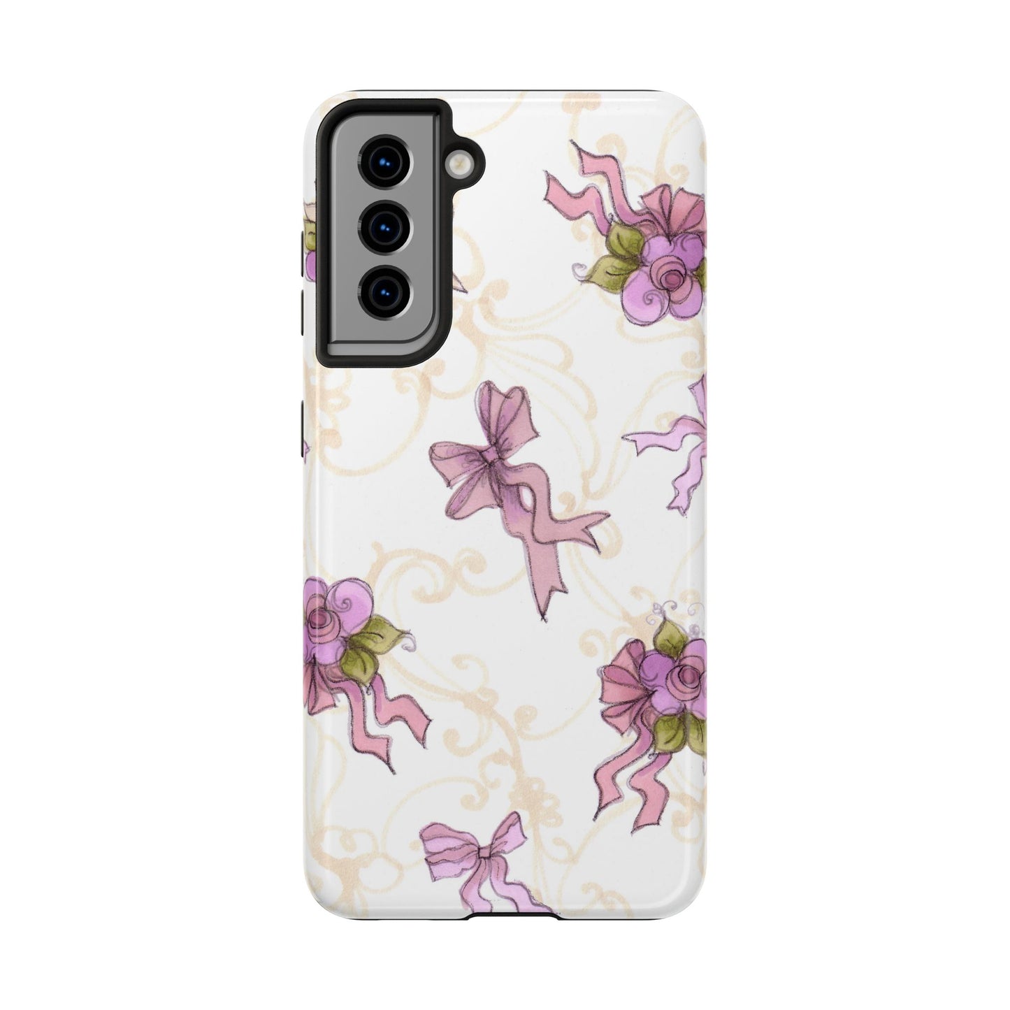 Flower Model Bow Flowers Phone Case