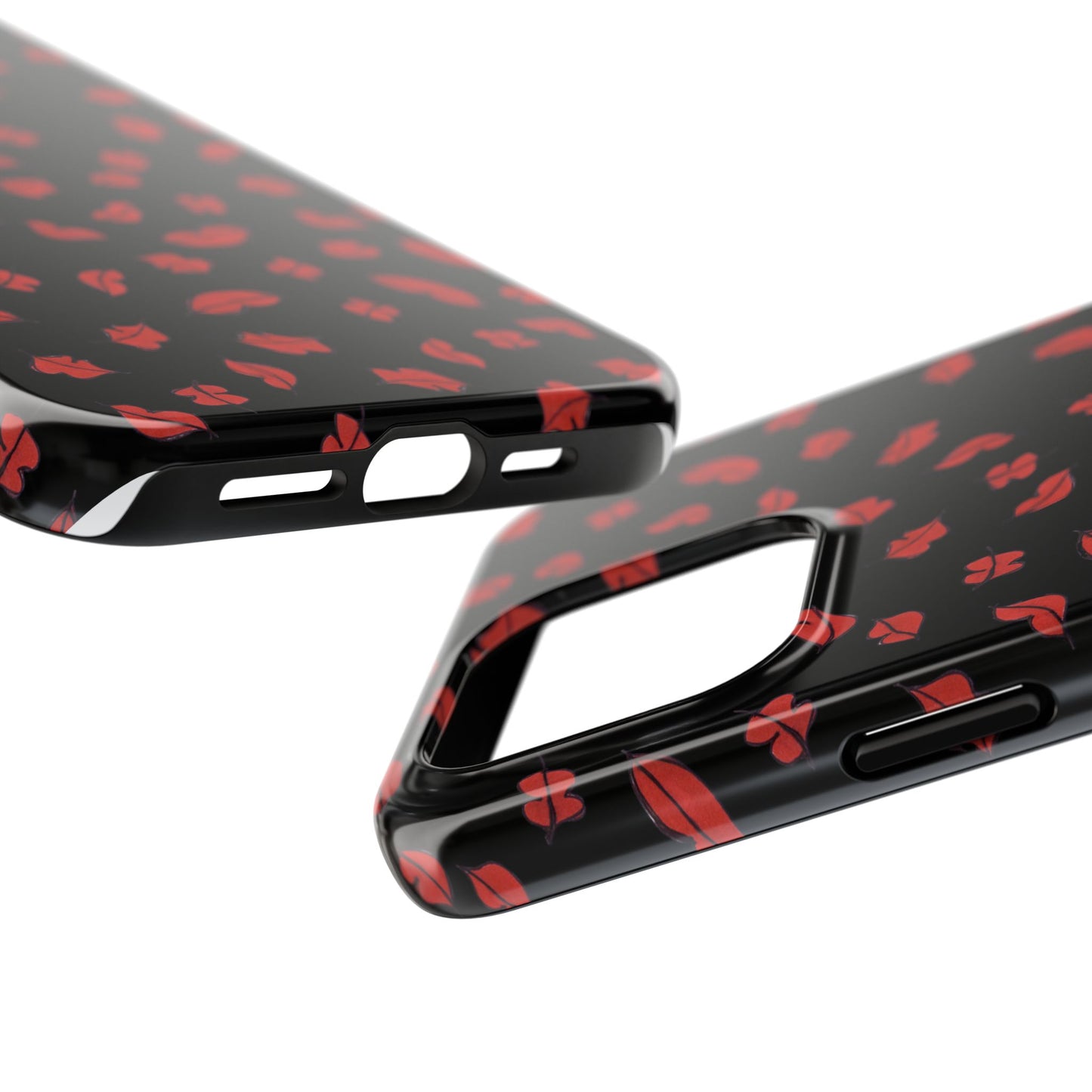Autumn Lips Black Phone Case