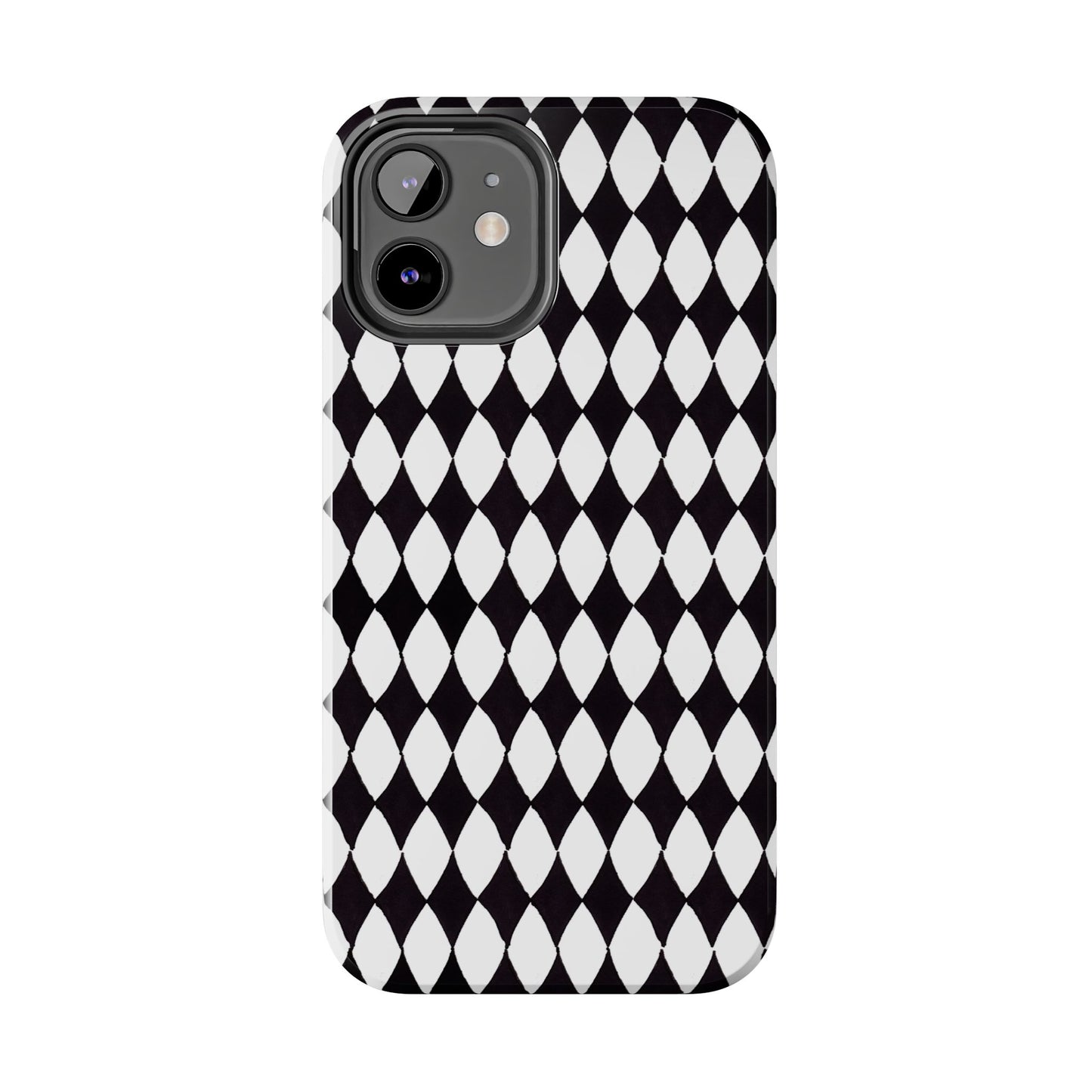 Diamond White / Black Phone Case