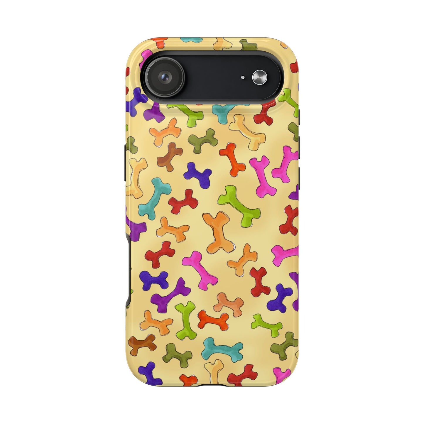 Happy Bones Yellow Phone Case