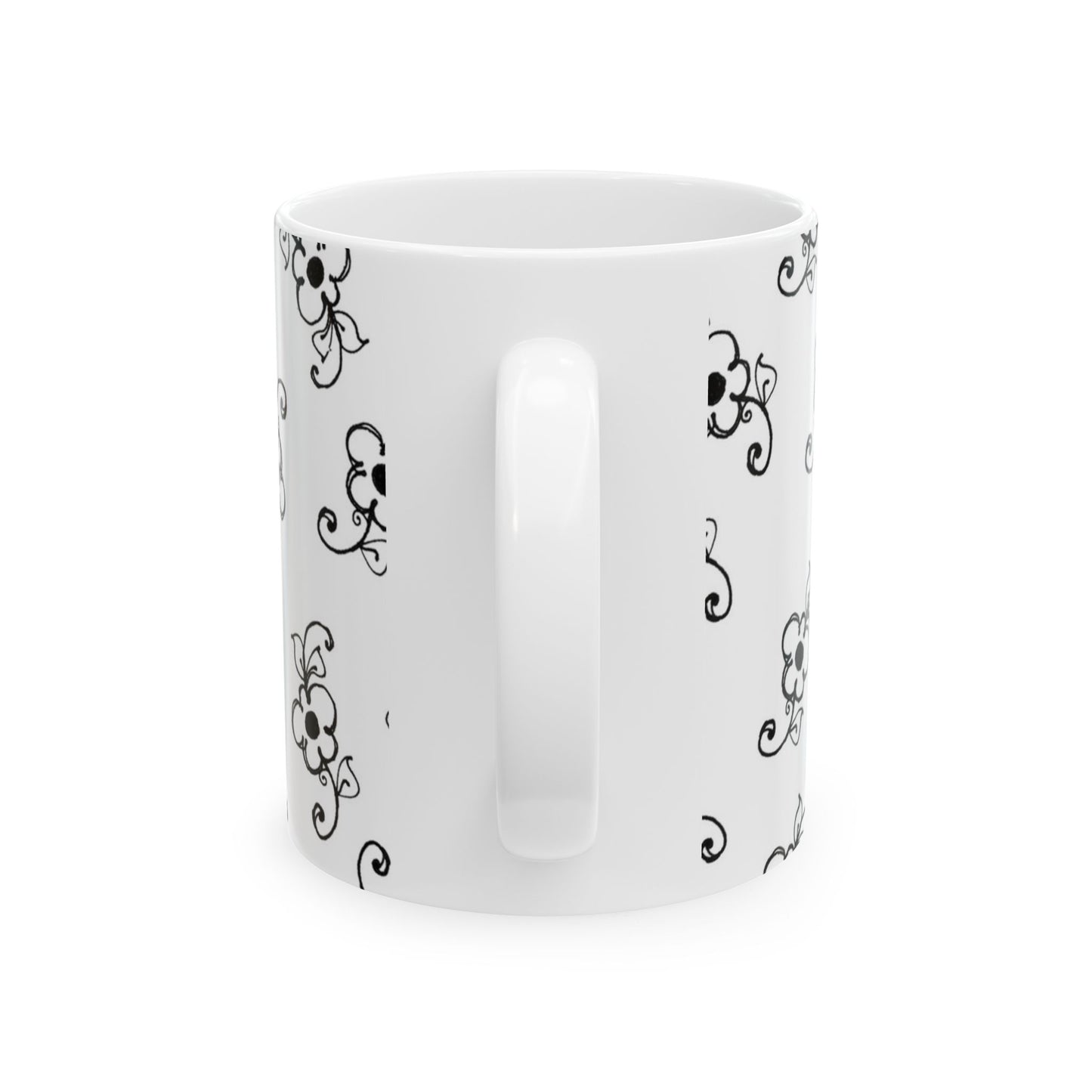 Favorite Daisies White / Black Cup