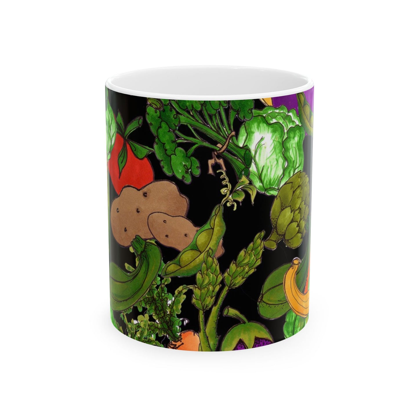 Veggie Jungle Black Cup