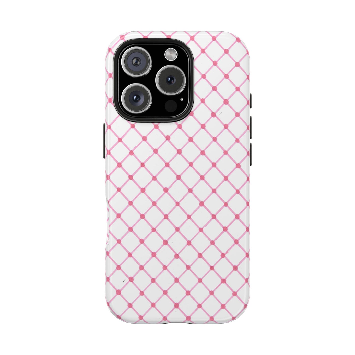 Cyclone Fence White / Pink Phone Case