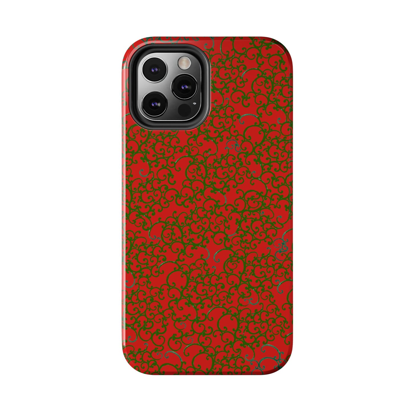Scrollie Red / Green Phone Case