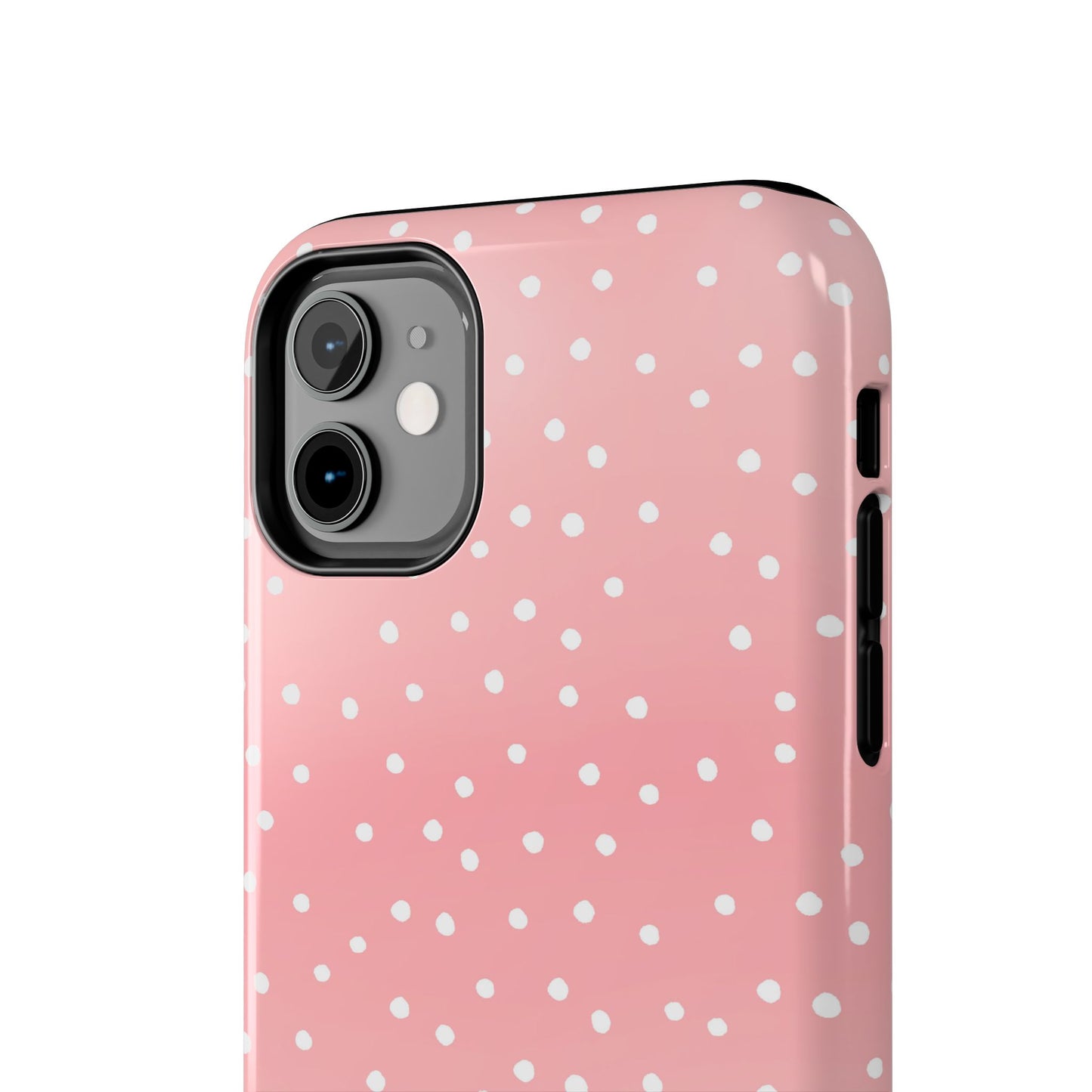 Dinky Dots Coral / White Phone Case