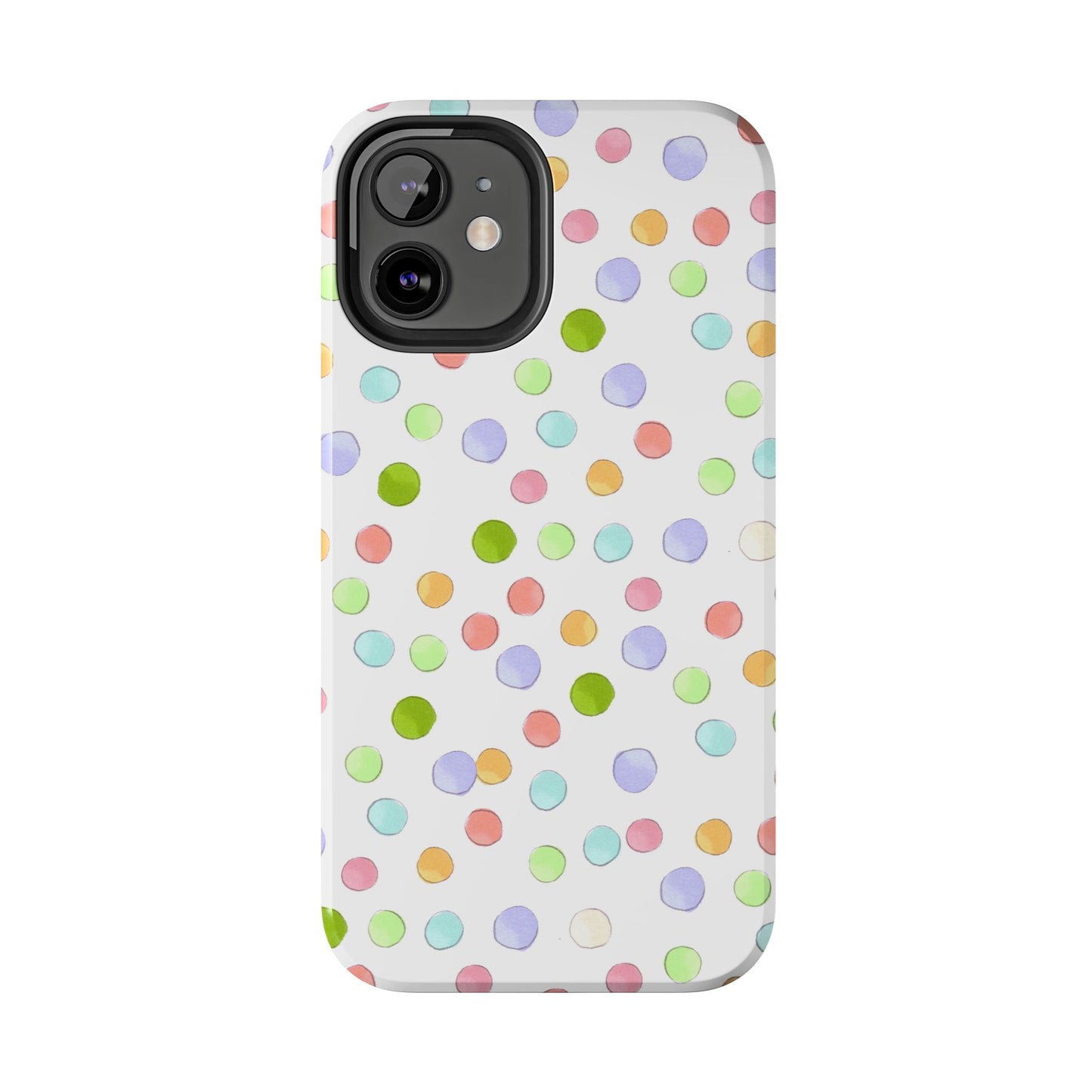 Happy Dots White Phone Case