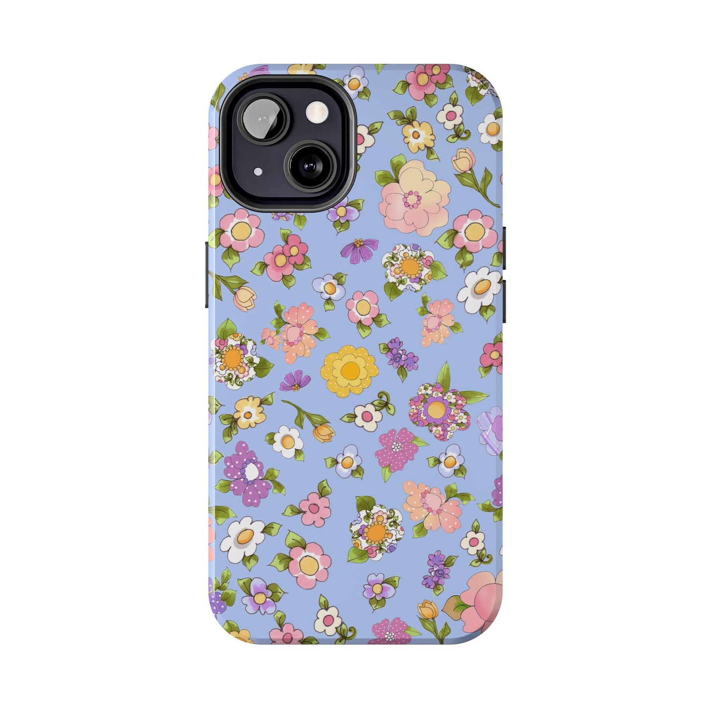 Flowery Blue Phone Case