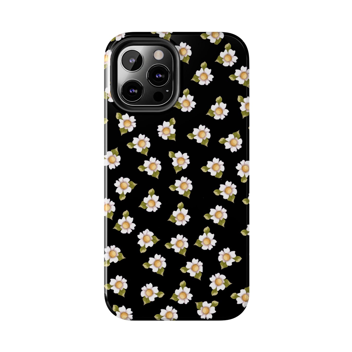 Daisies Black Phone Case