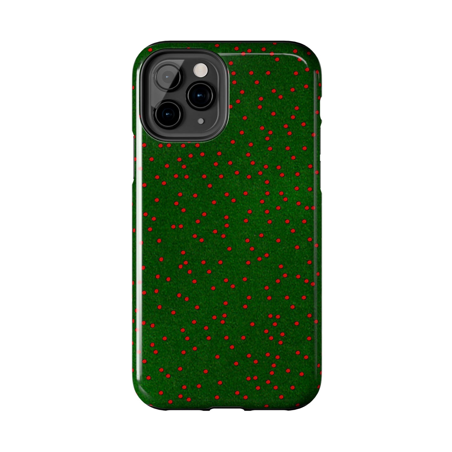 Happy Dots Green / Red Phone Case