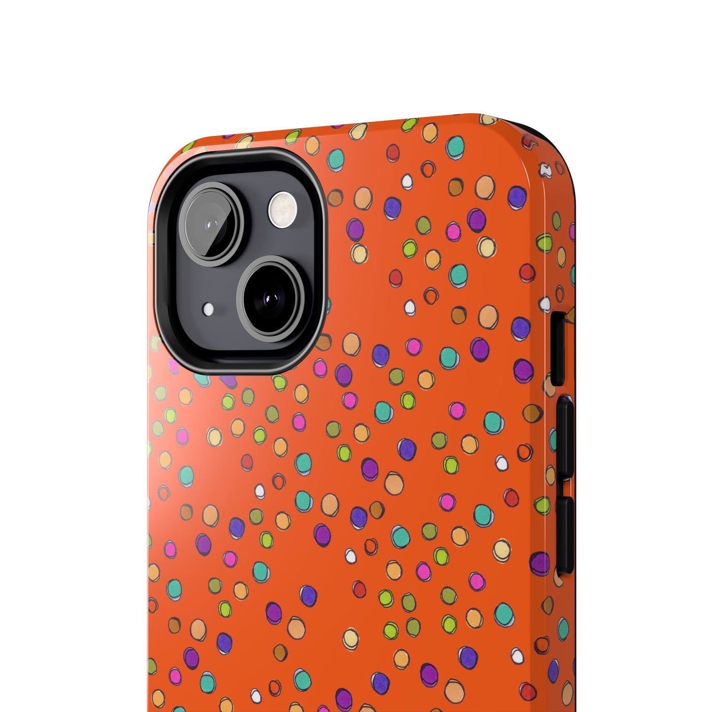 Dog Dots Orange Phone Case
