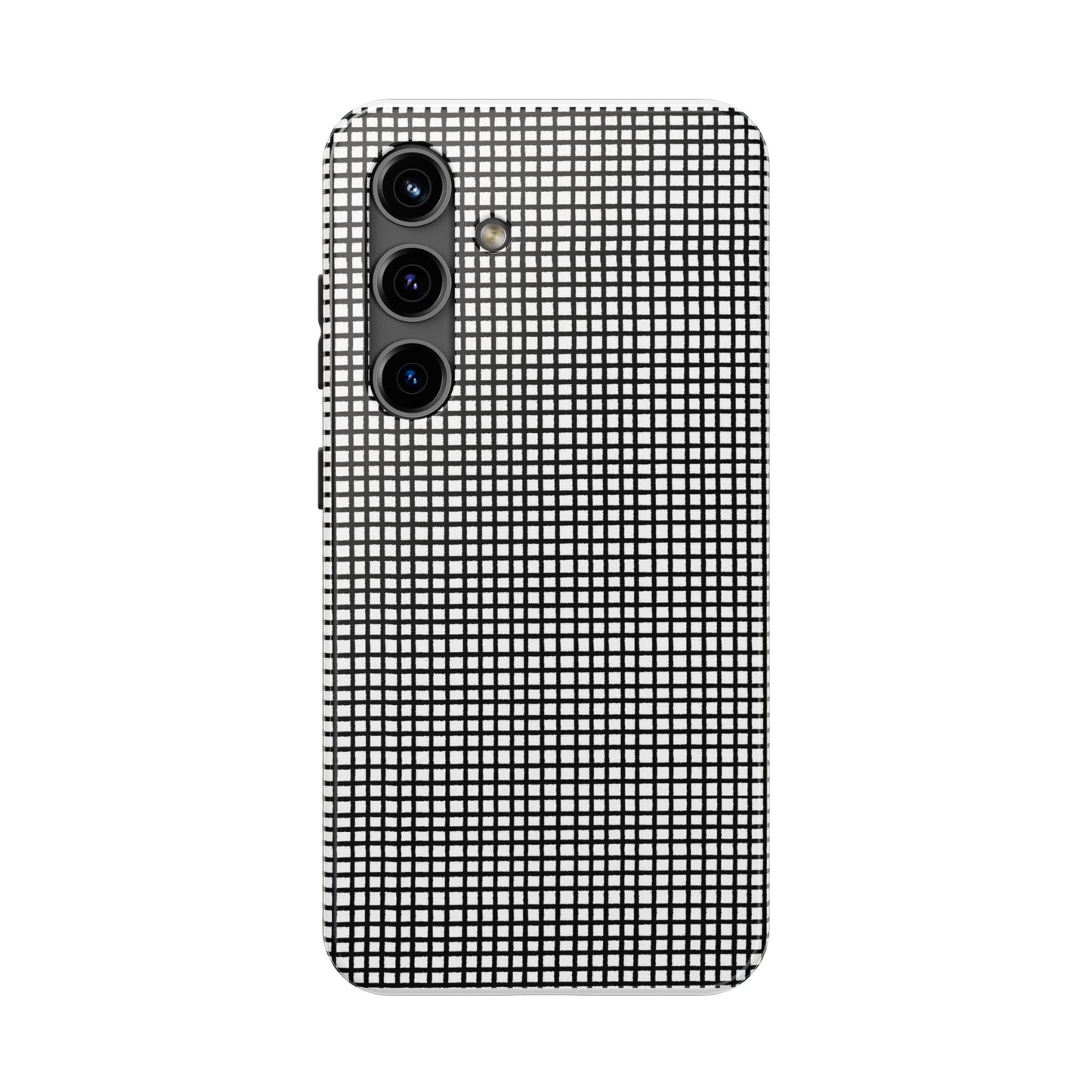 Chipper Check Black Phone Case