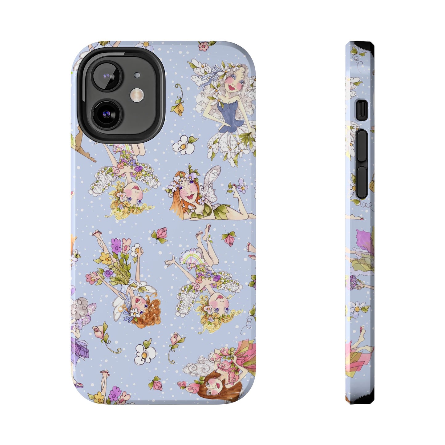 Tossed Fairies Blue Phone Case