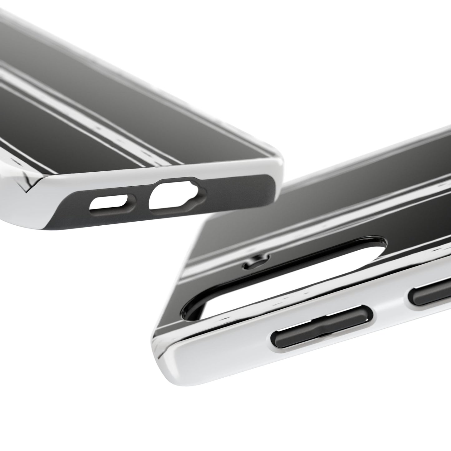 Black / White Stripe Phone Case