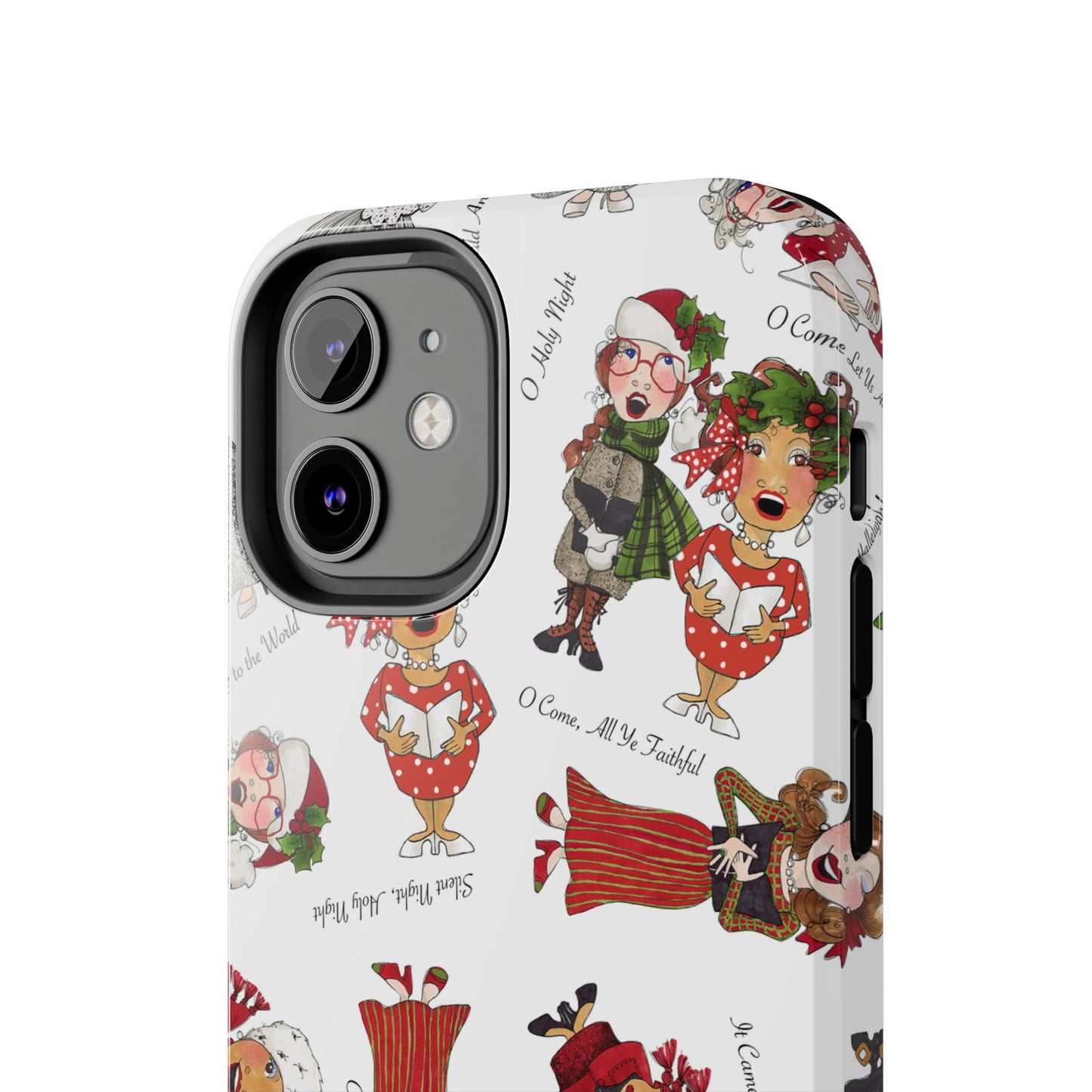 Tossed Carolers Phone Case