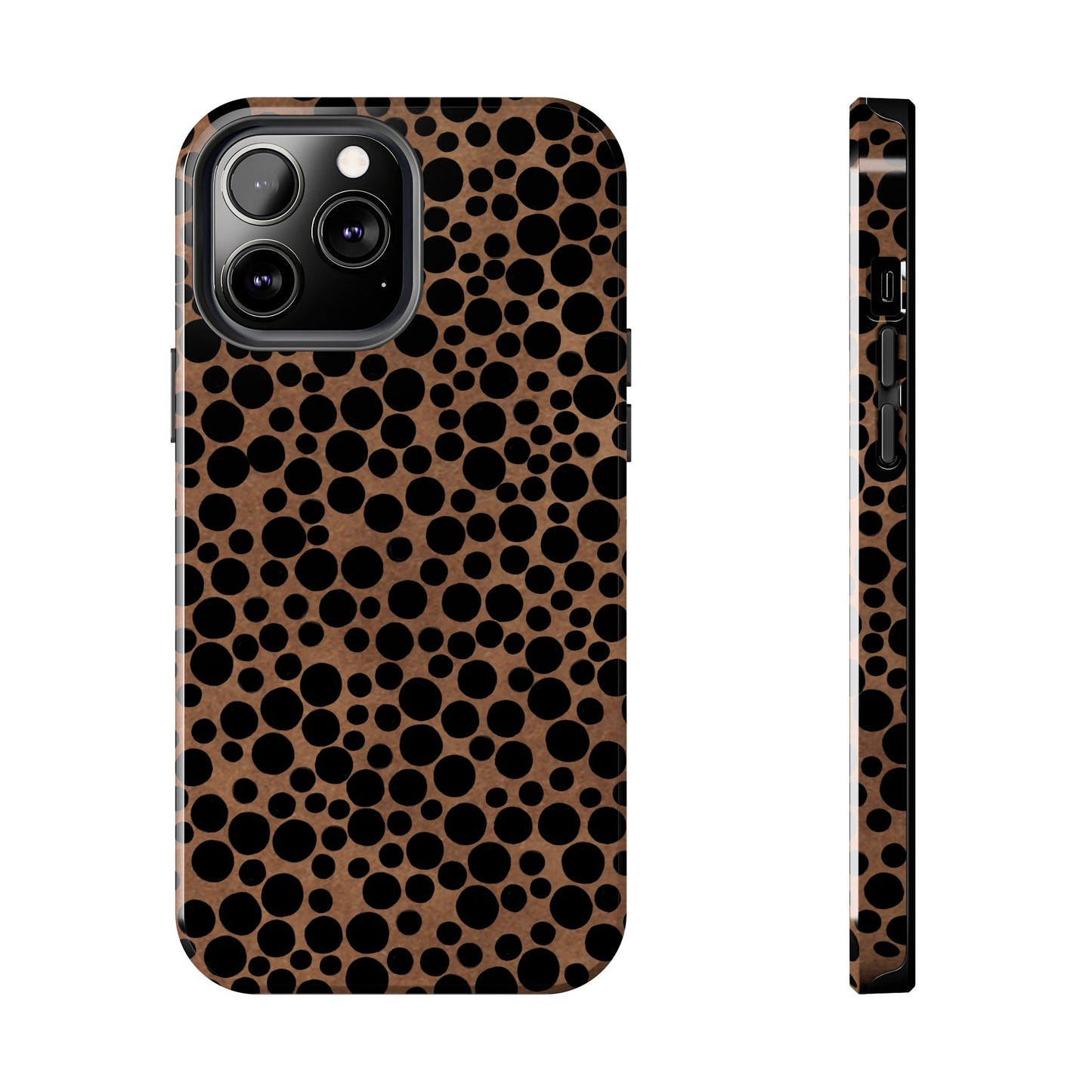 Felt Dots Caramel Phone Case