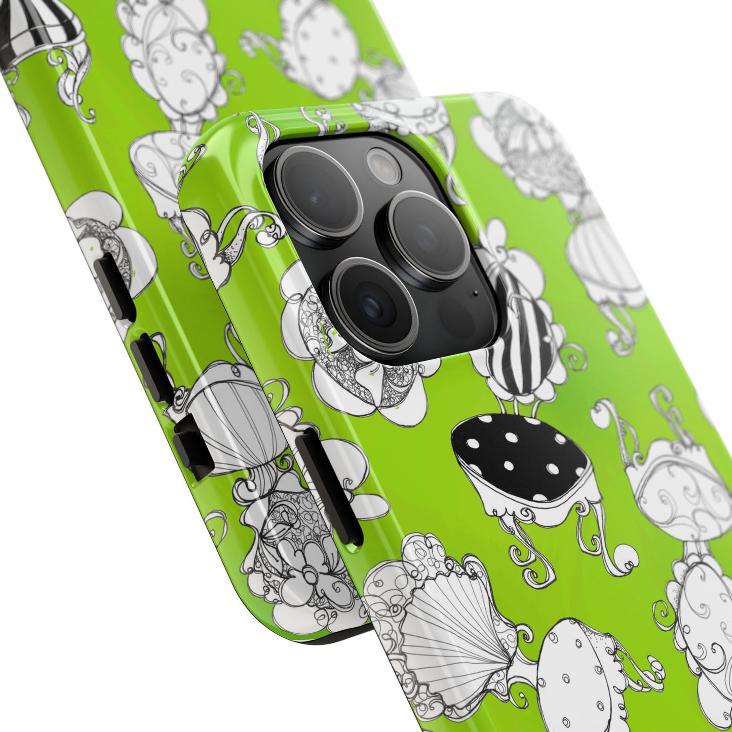 Bistro Chairs Lime Phone Case