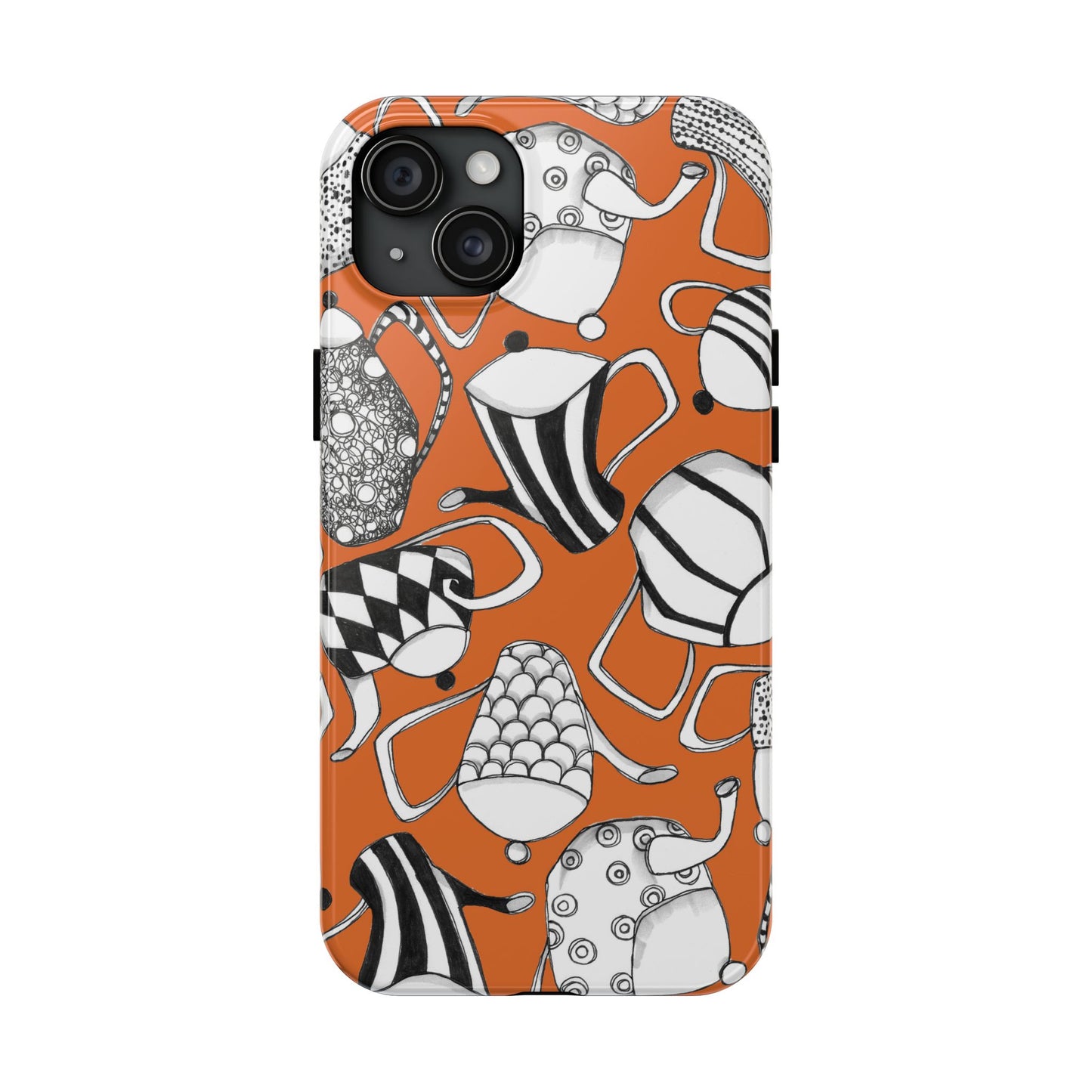 Coffee, Tea Anyone? Orange Phone Case