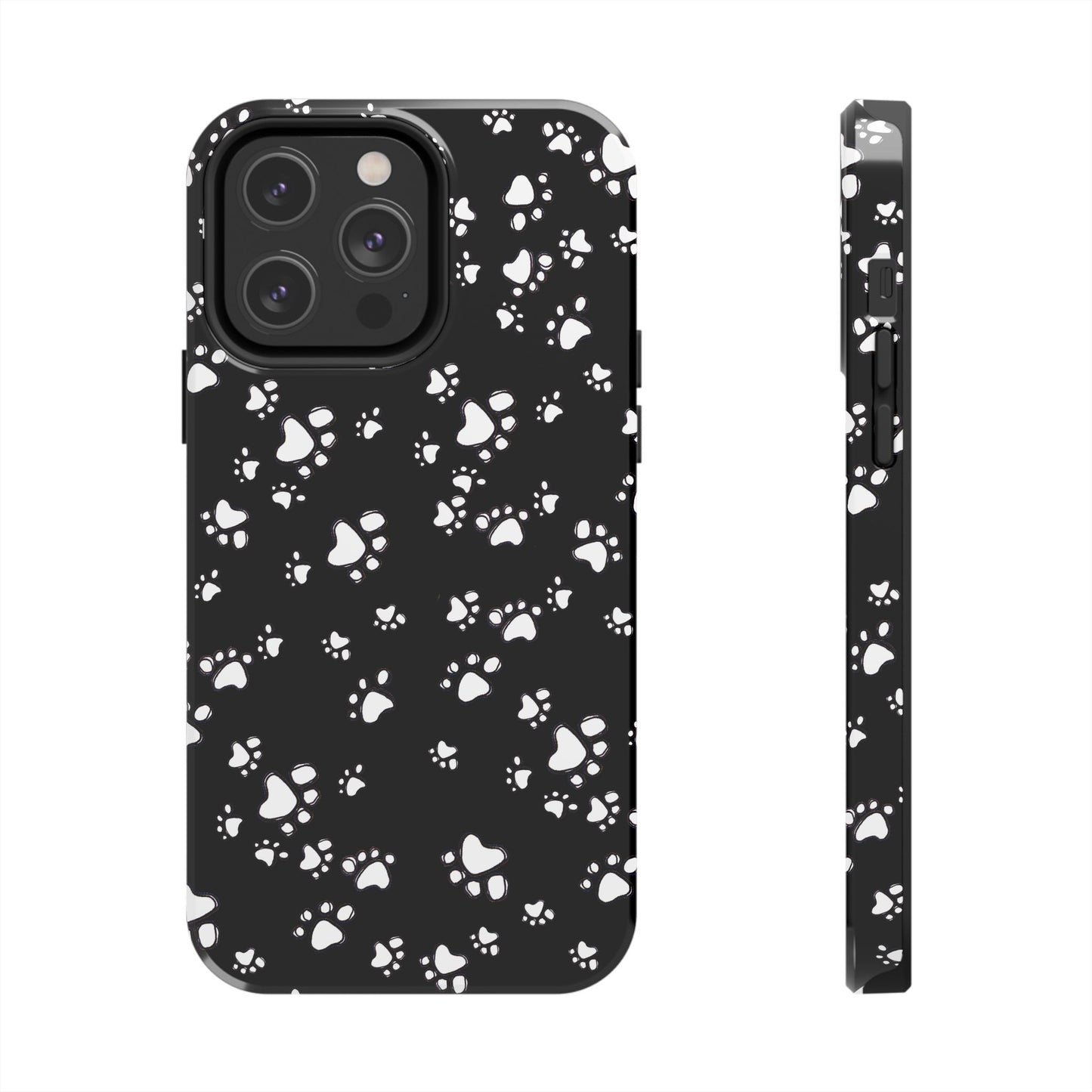 Paw Flakes Black Phone Case