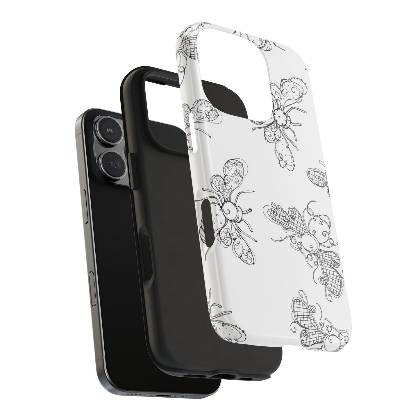 Busy Bees White Phone Case