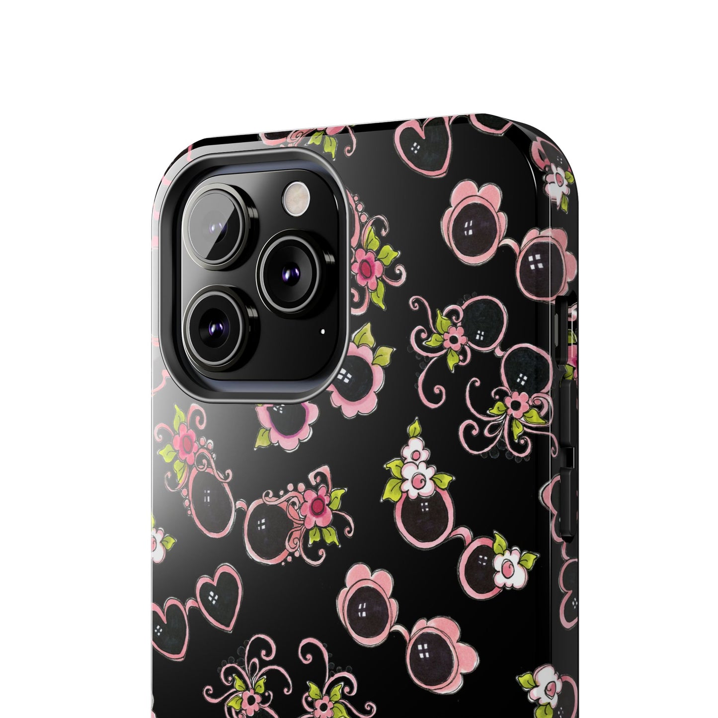 Tossed Shades Black Phone Case