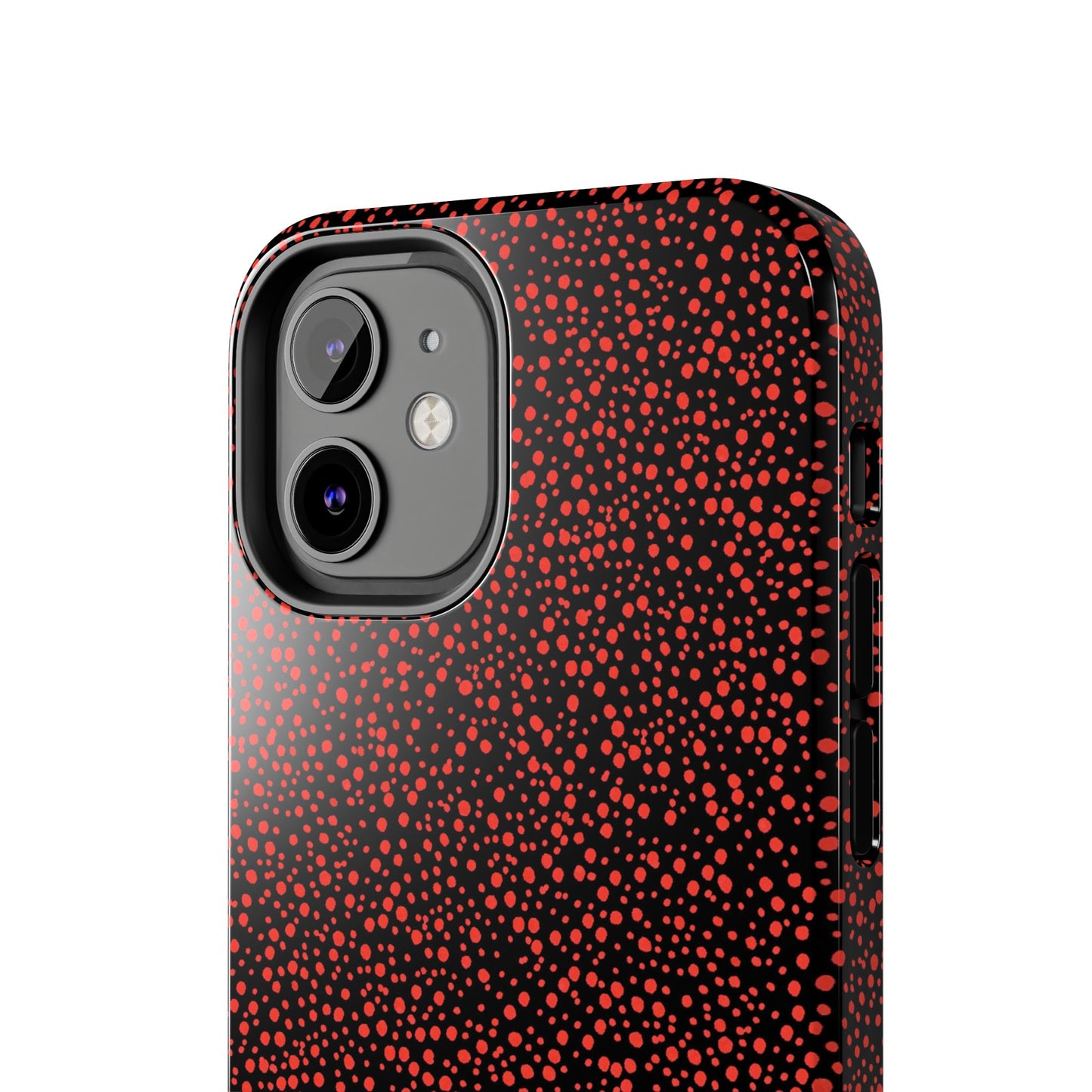 Confetti Red / Black Phone Case