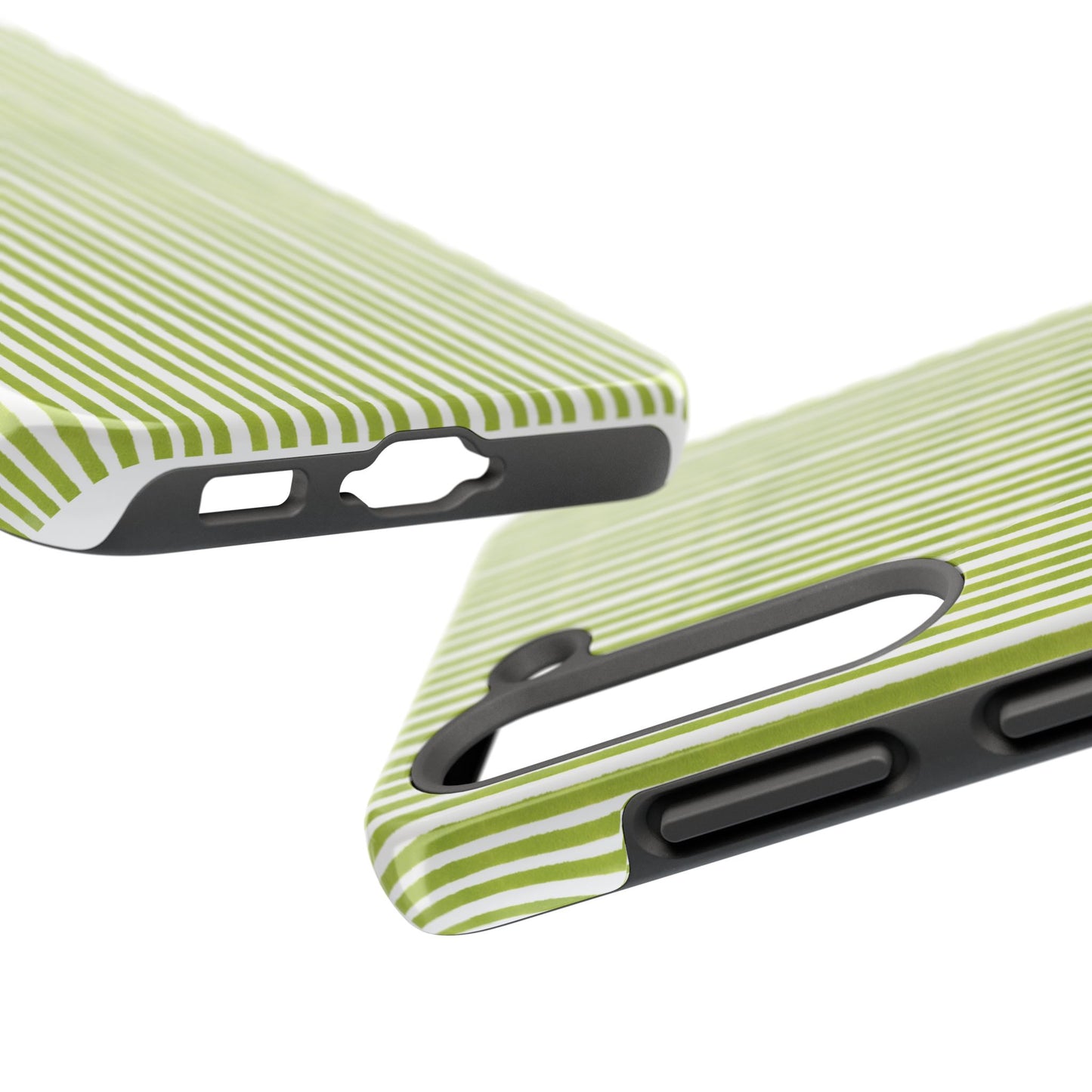 Lazy Stripe Lime Phone Case