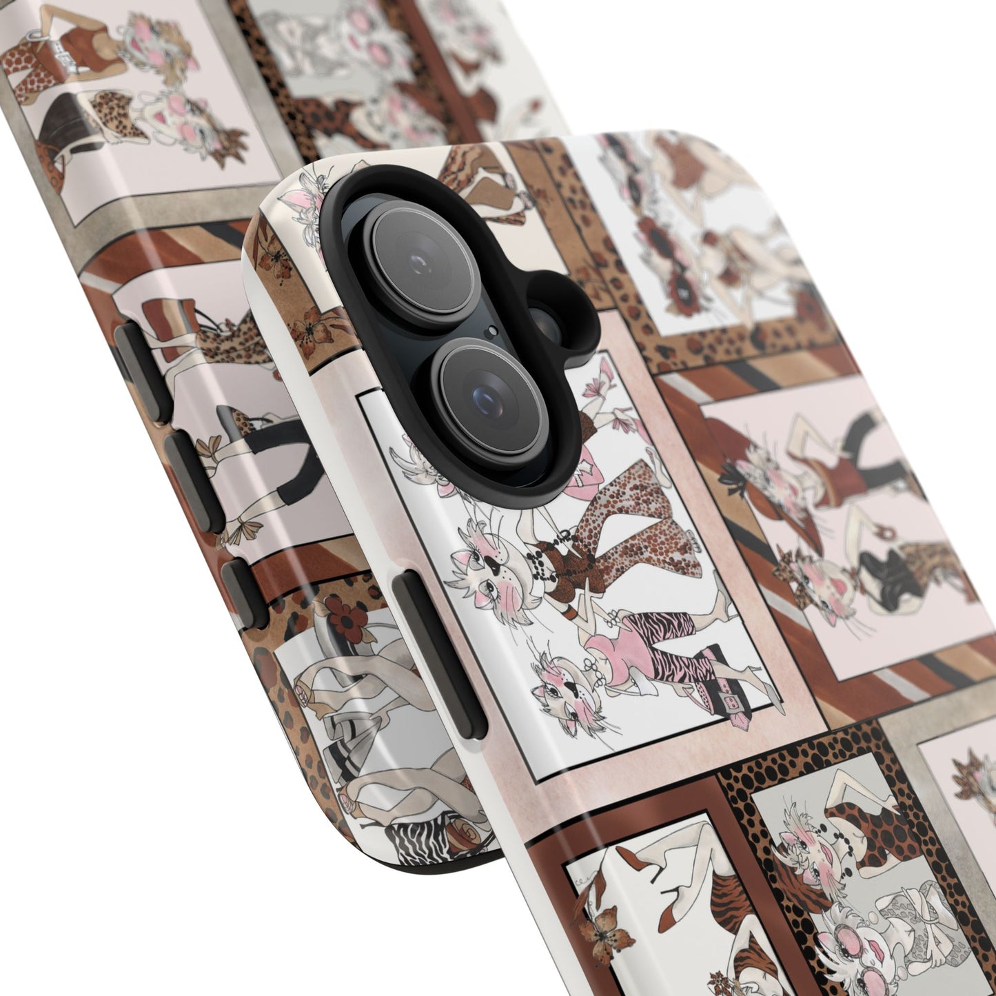 Wild Cat Woman Phone Case