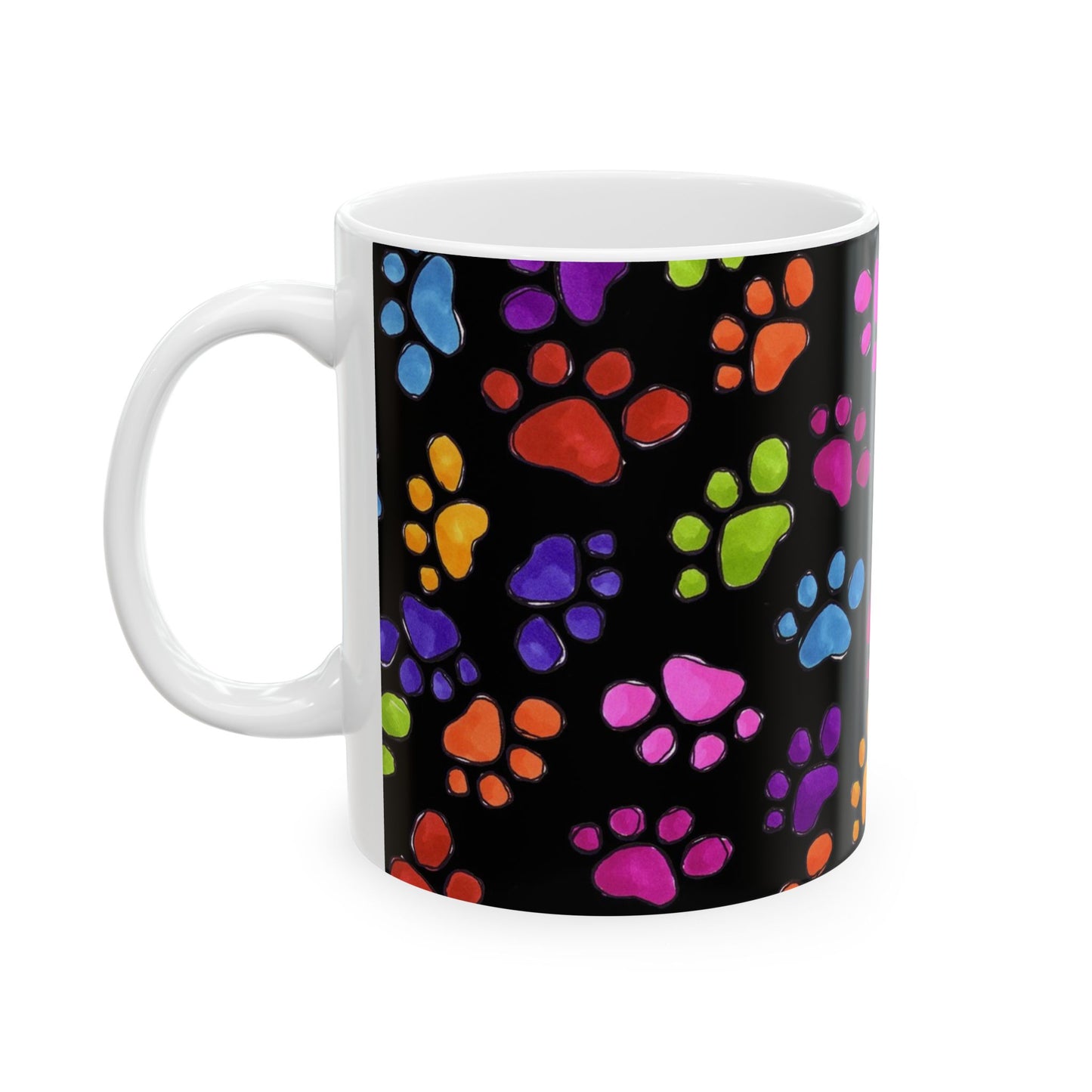 Fancy Paws Black / Multi Cup