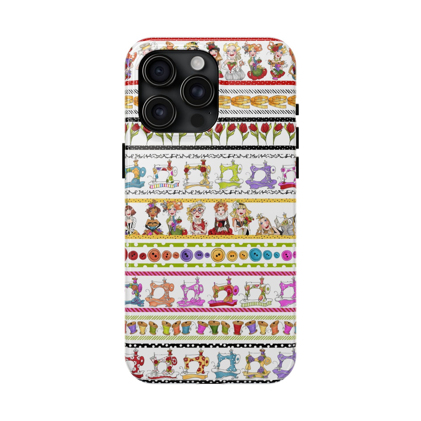 Curious Border White Phone Case