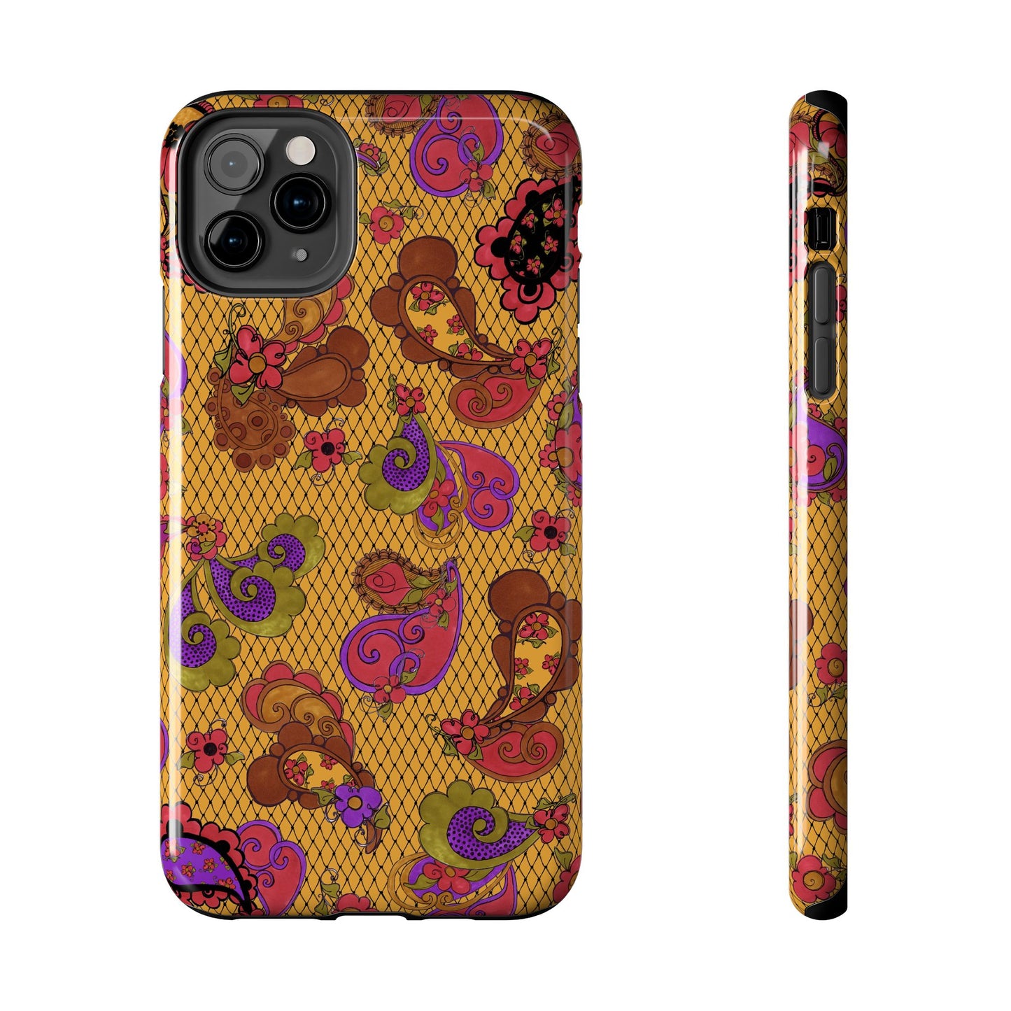 Posie Paisley Gold Phone Case