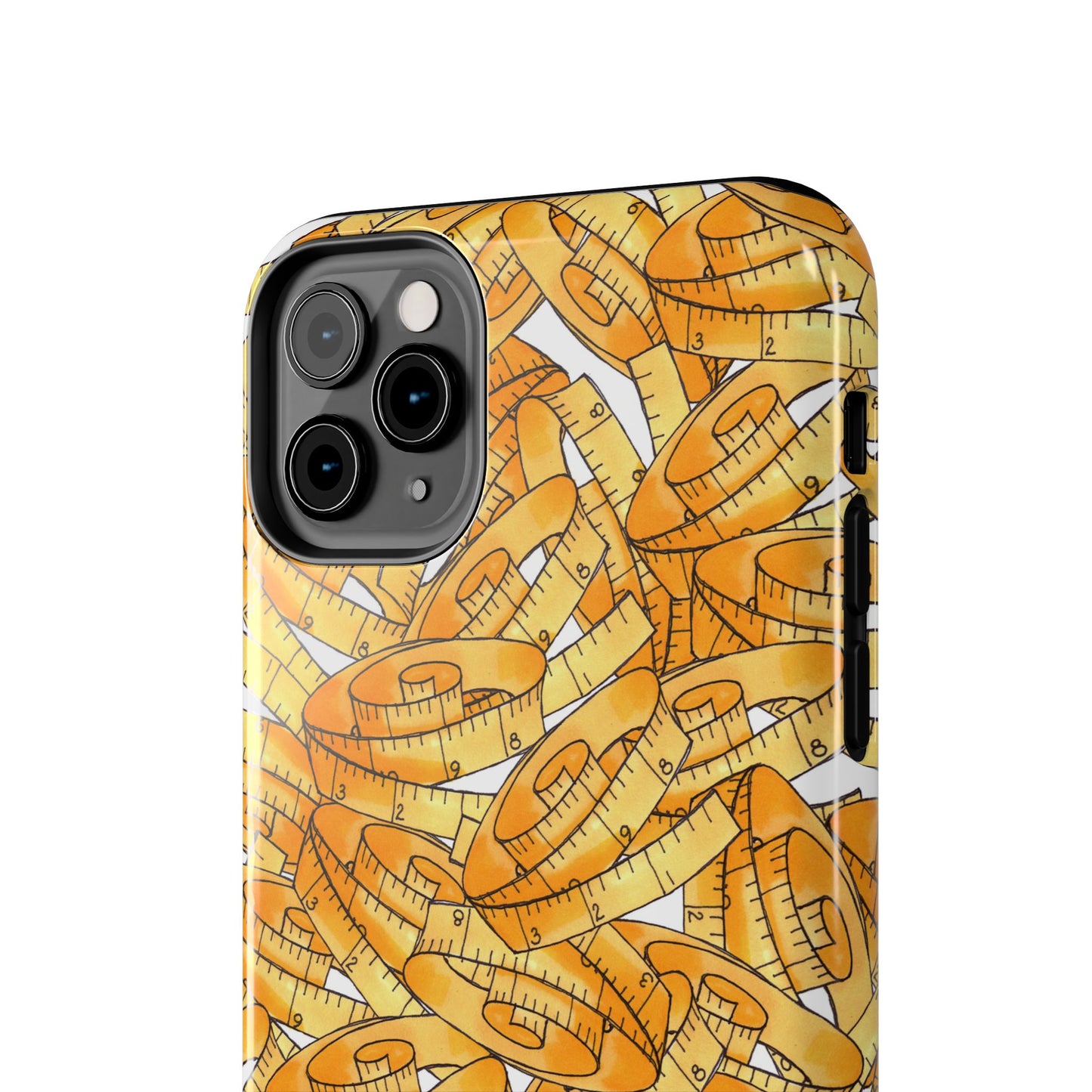 Tape Storm White / Yellow Phone Case