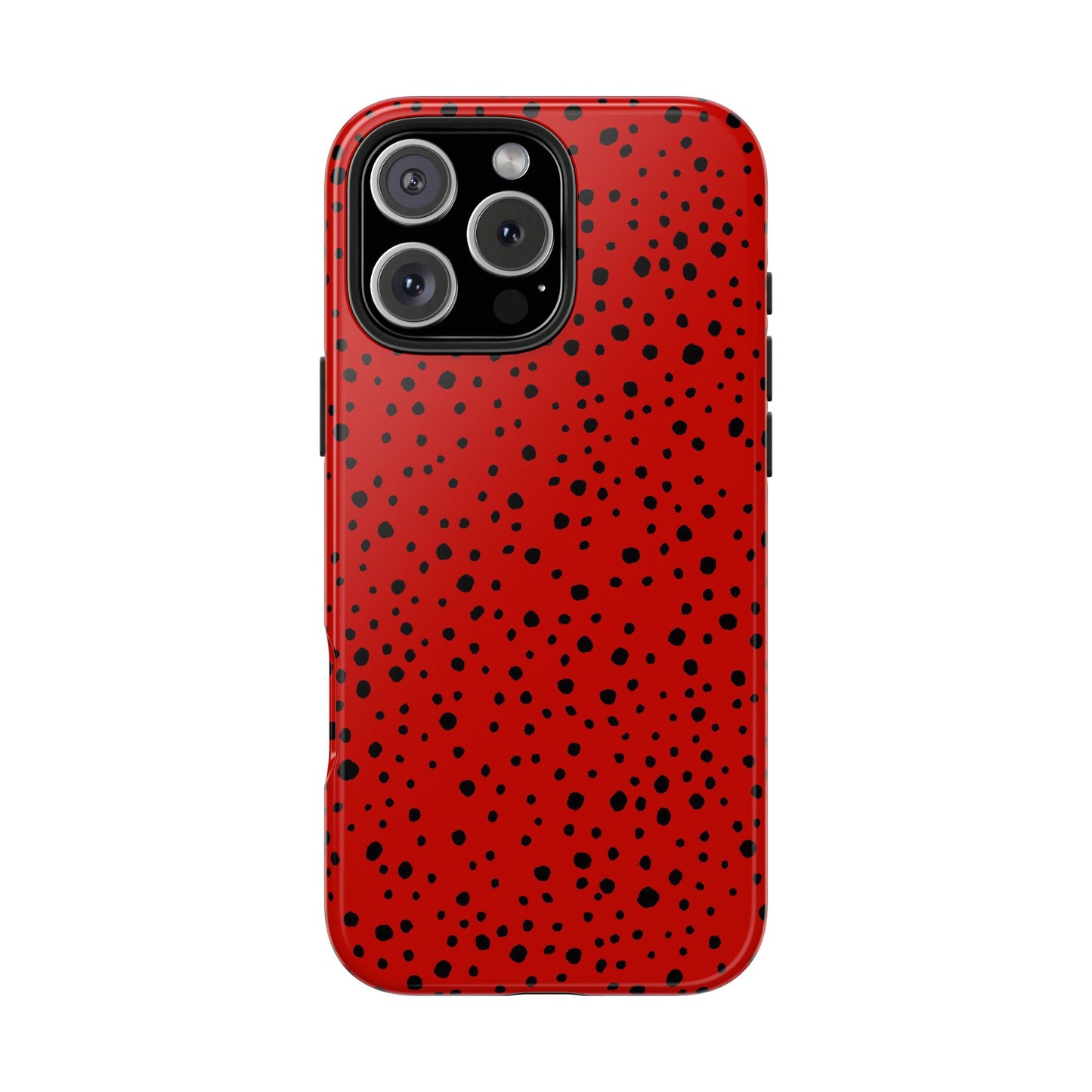 Pepper Dots Red / Black Phone Case