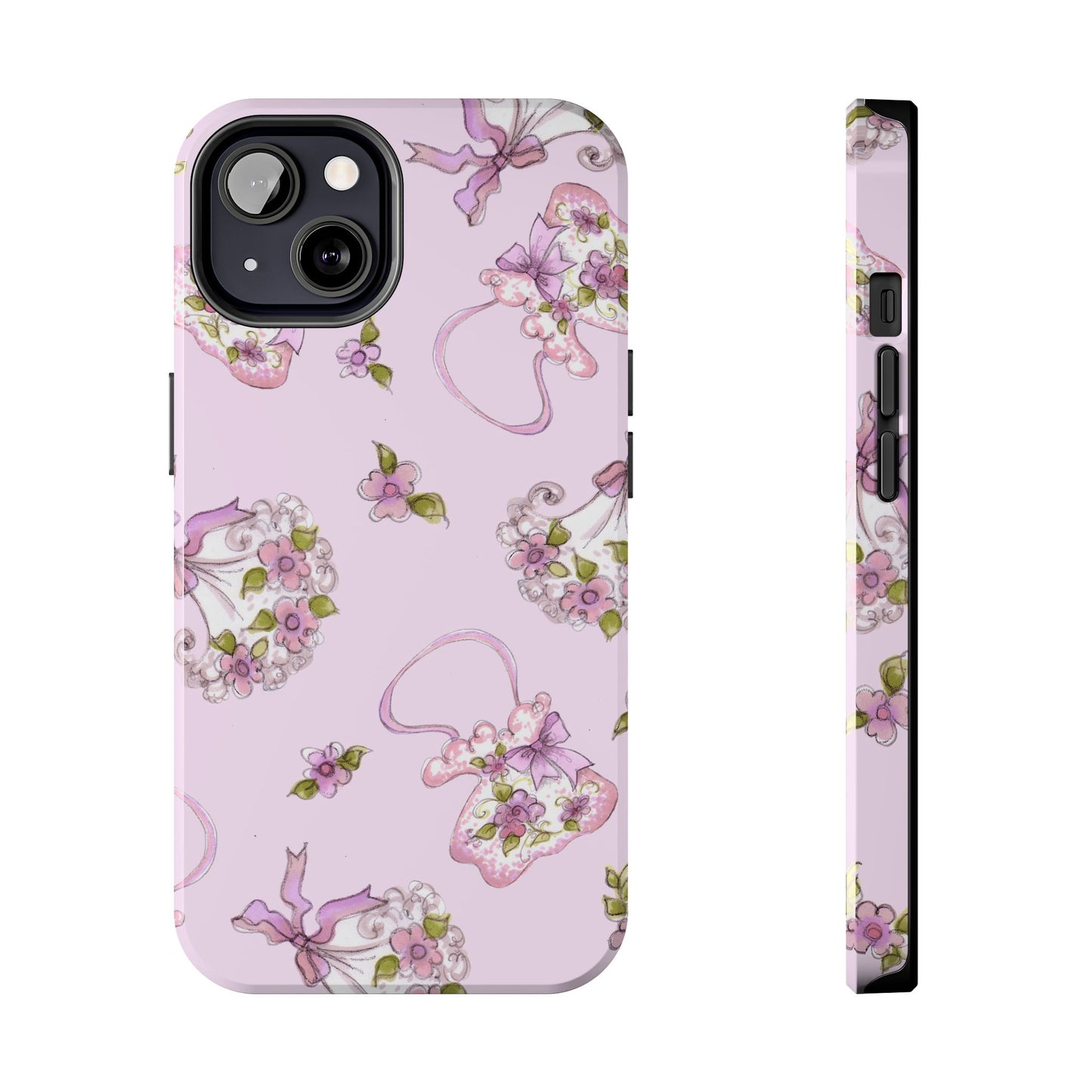 Flower Model Hand Bag Phone Case
