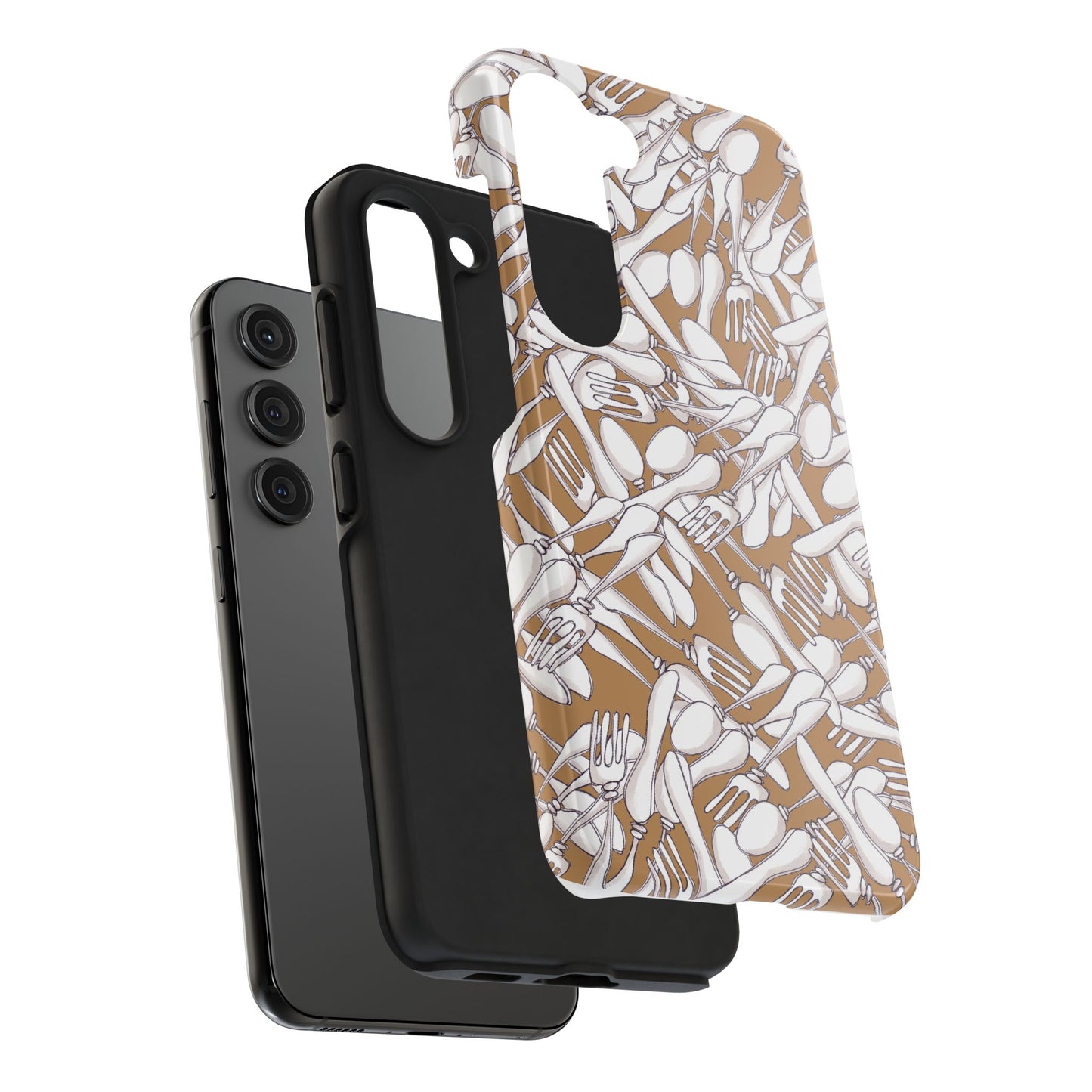 Silverware Wars Brown Phone Case
