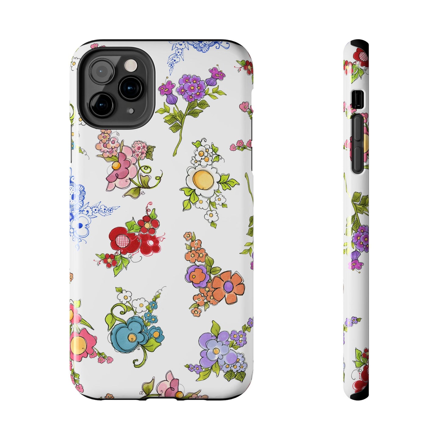 Mixed Bouquets White Phone Case
