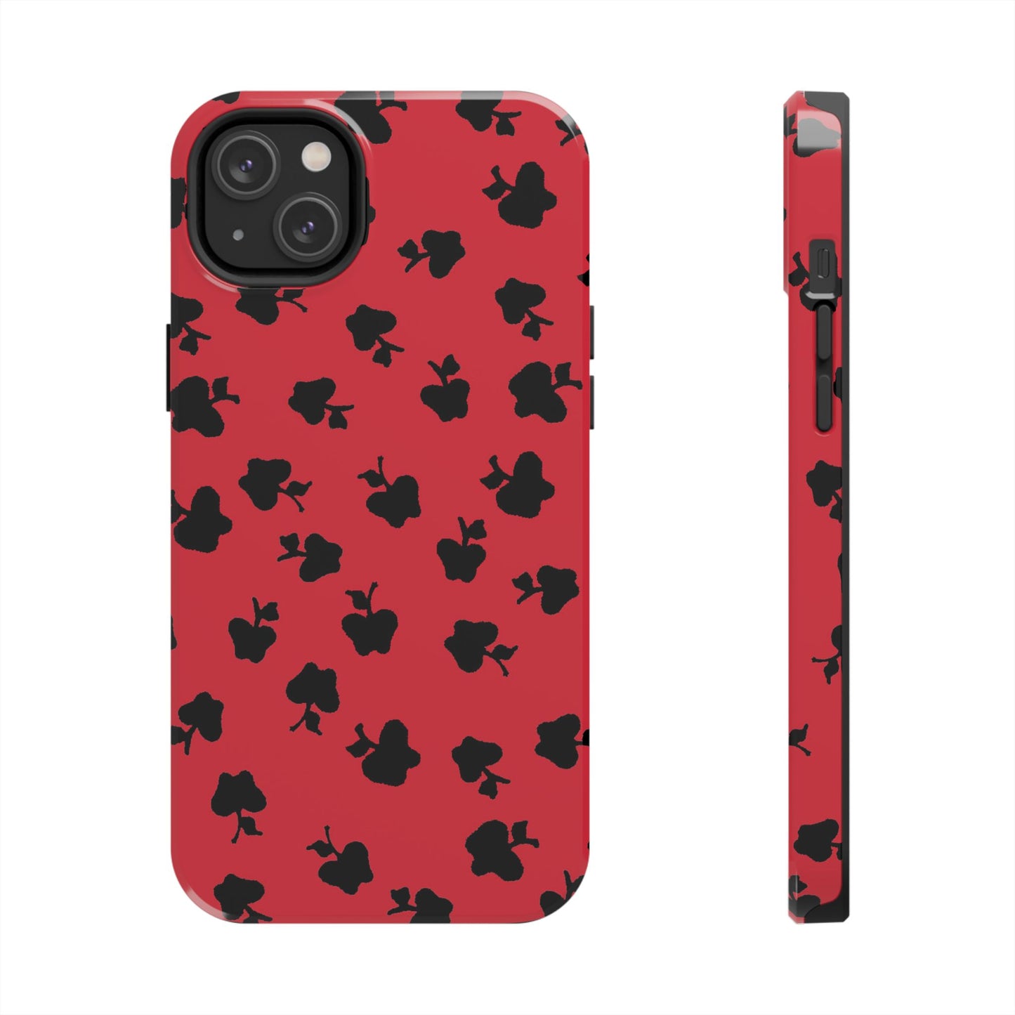 Happy Apples Red / Black Phone Case