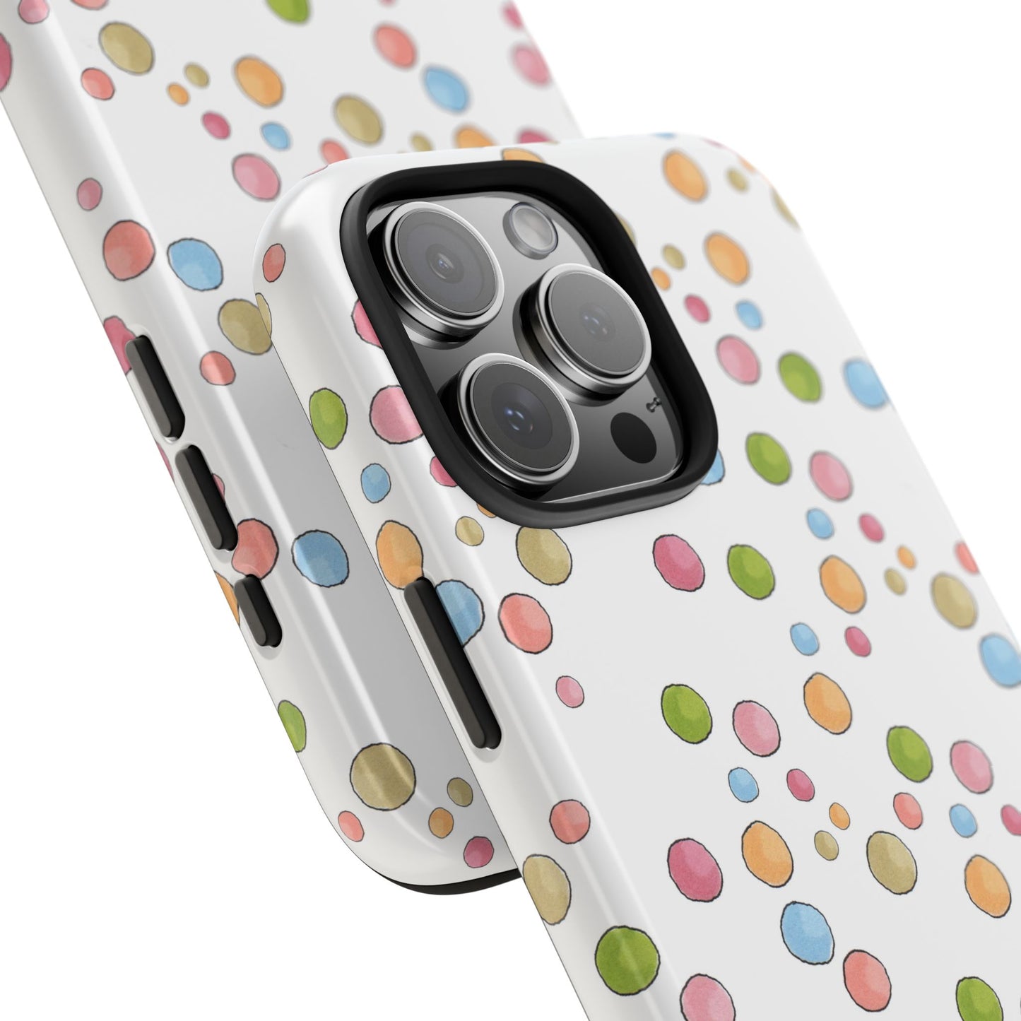 Clown Dots White Phone Case