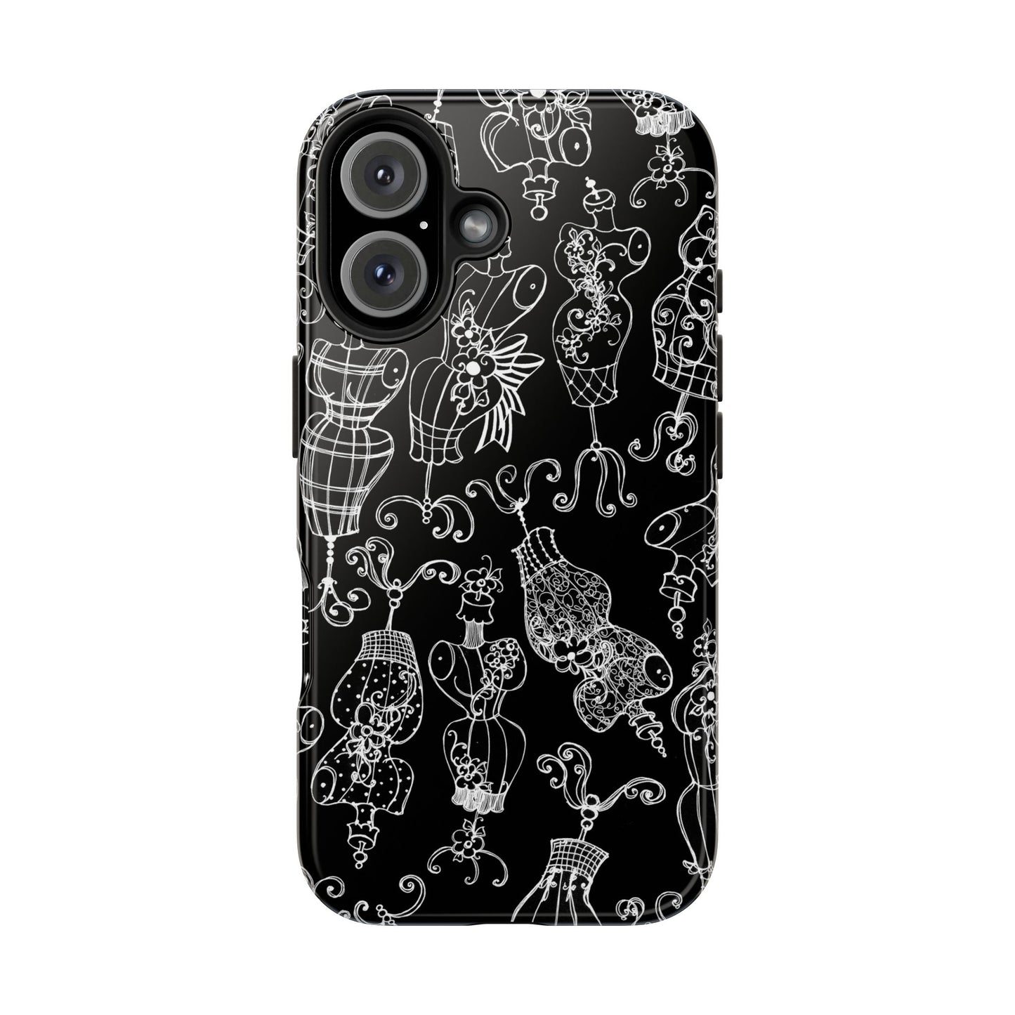 Mannequinique Black / White Phone Case