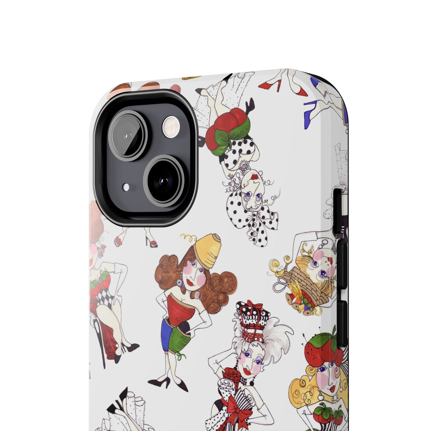 Sew Tossed White Phone Case