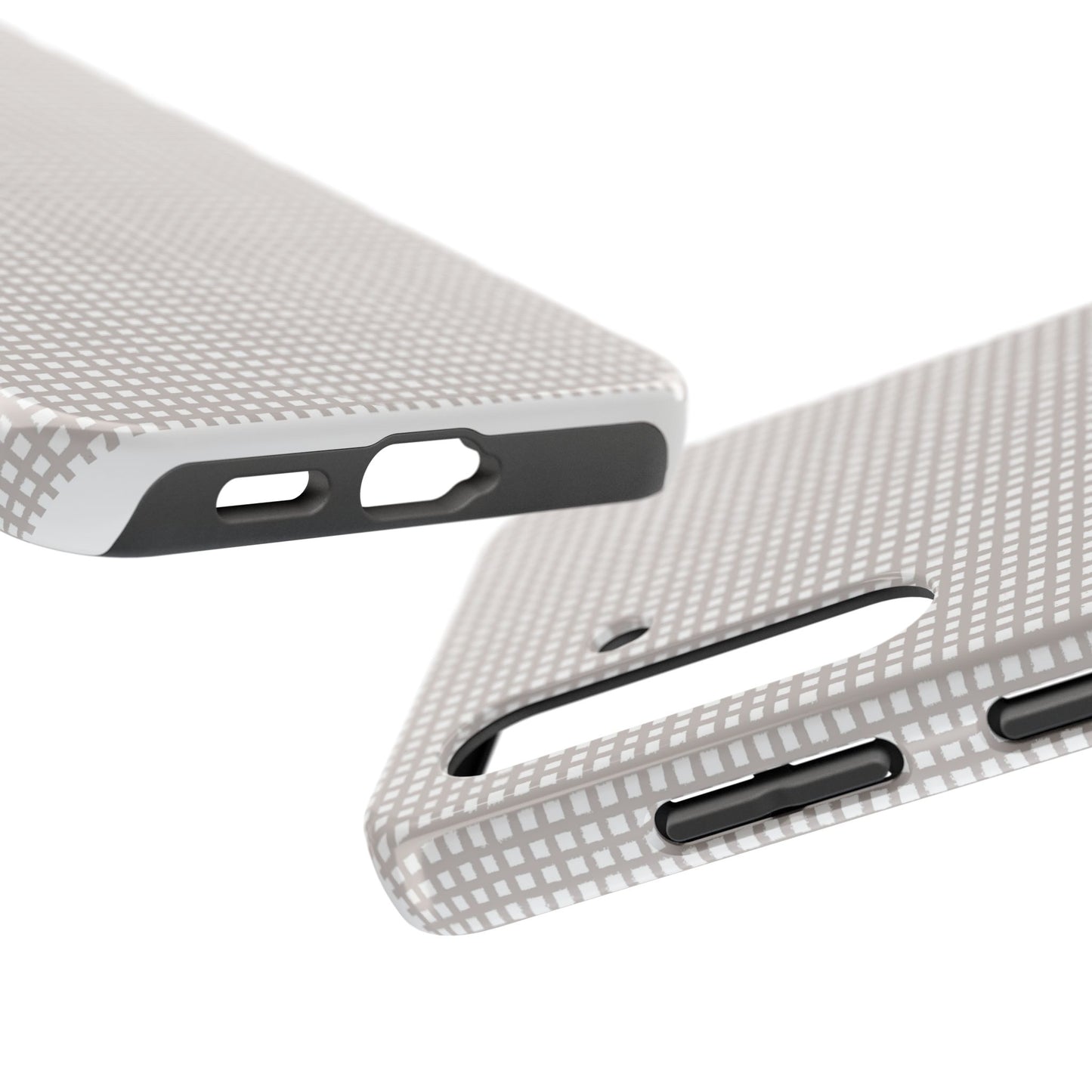 Chipper Check Gray Phone Case