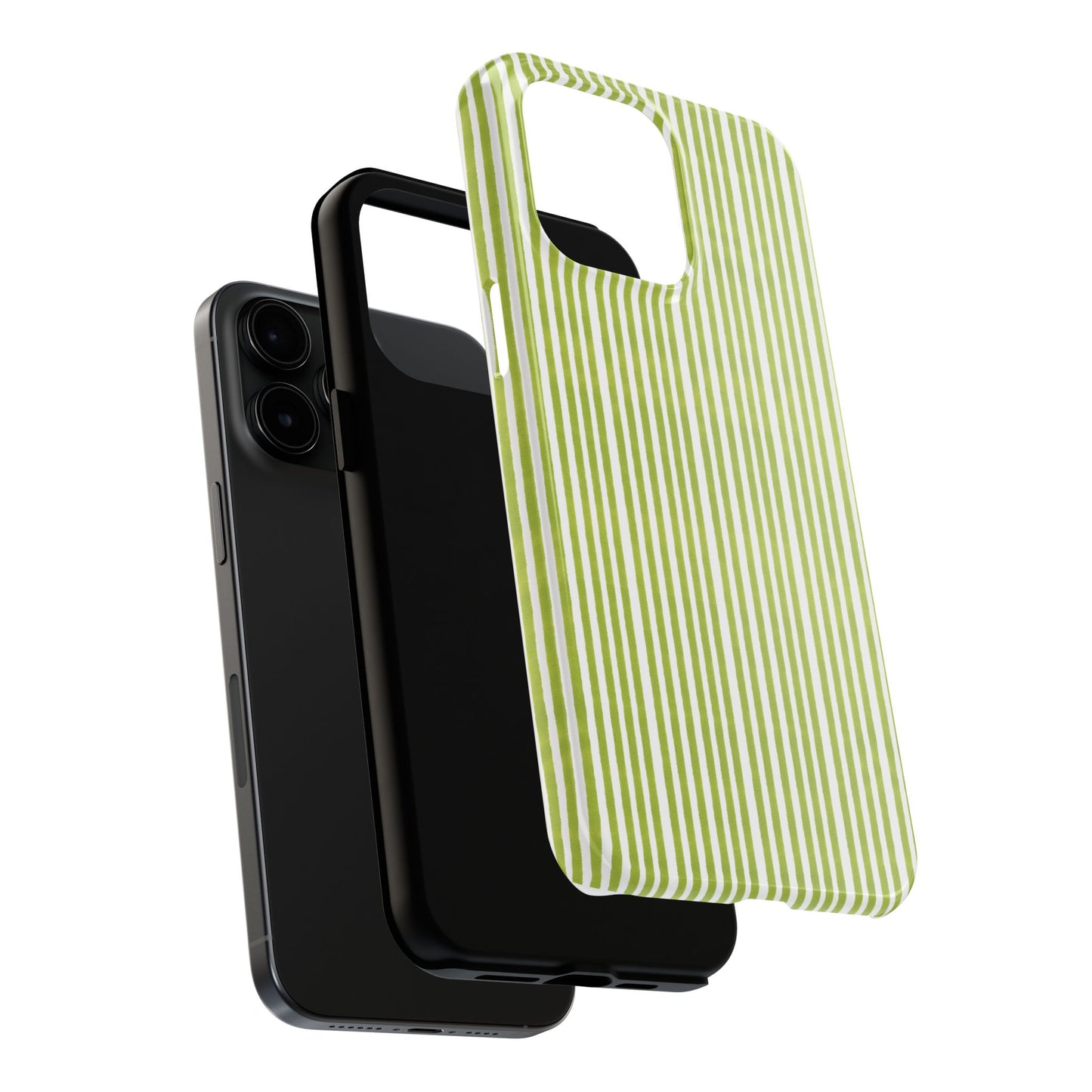 Lazy Stripe Lime Phone Case
